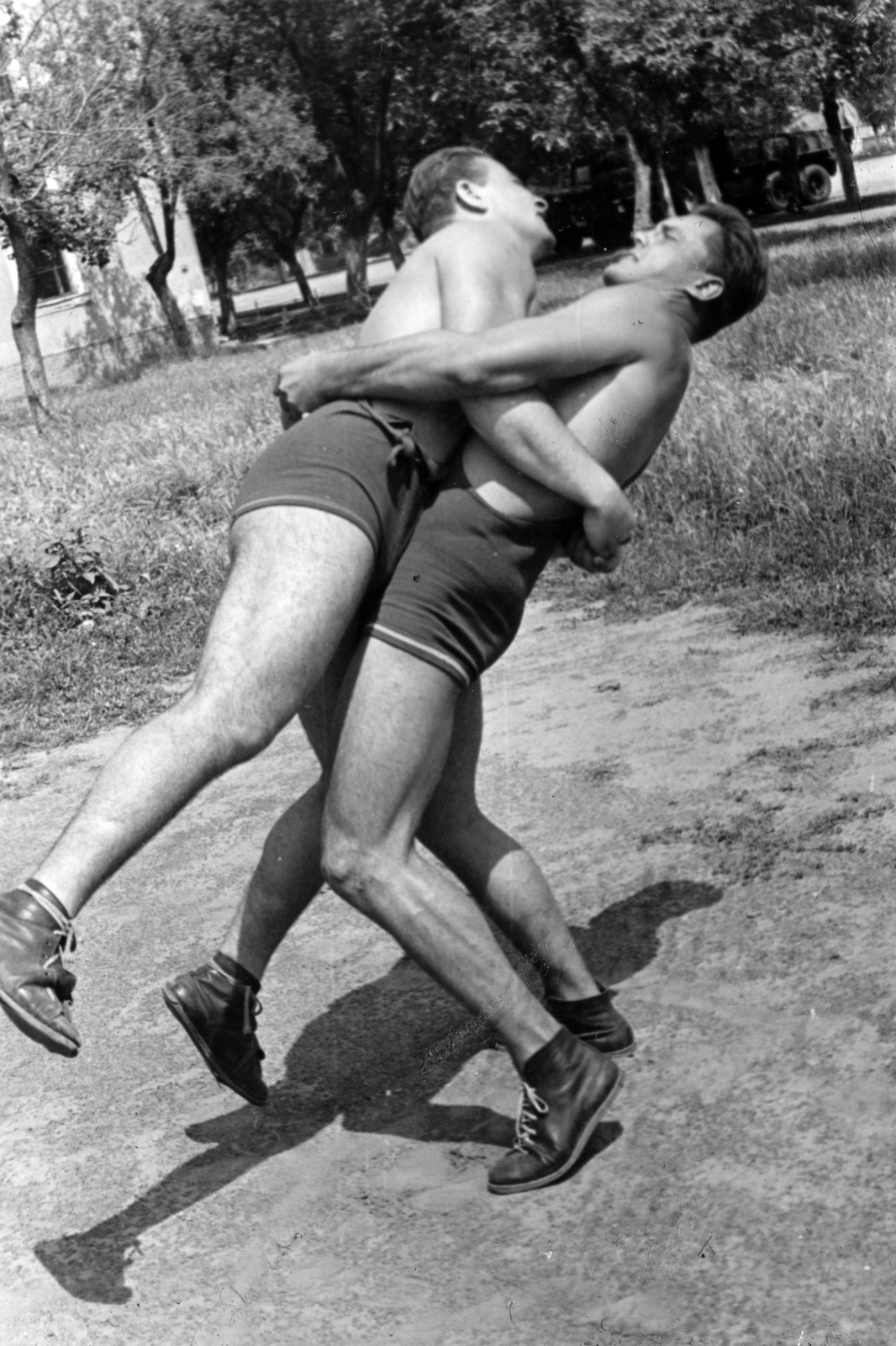 1965, Mercz Flórián, wrestling, Fortepan #162875