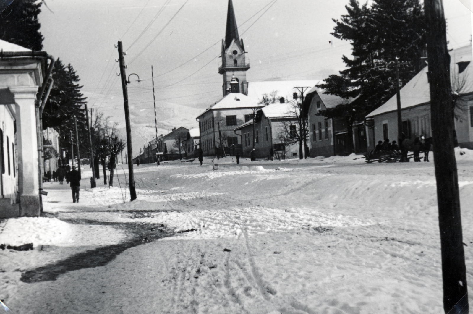 Romania,Transylvania, Vișeu de Sus, Szent Anna-templom., 1940, Szántó István dr., Fortepan #163081