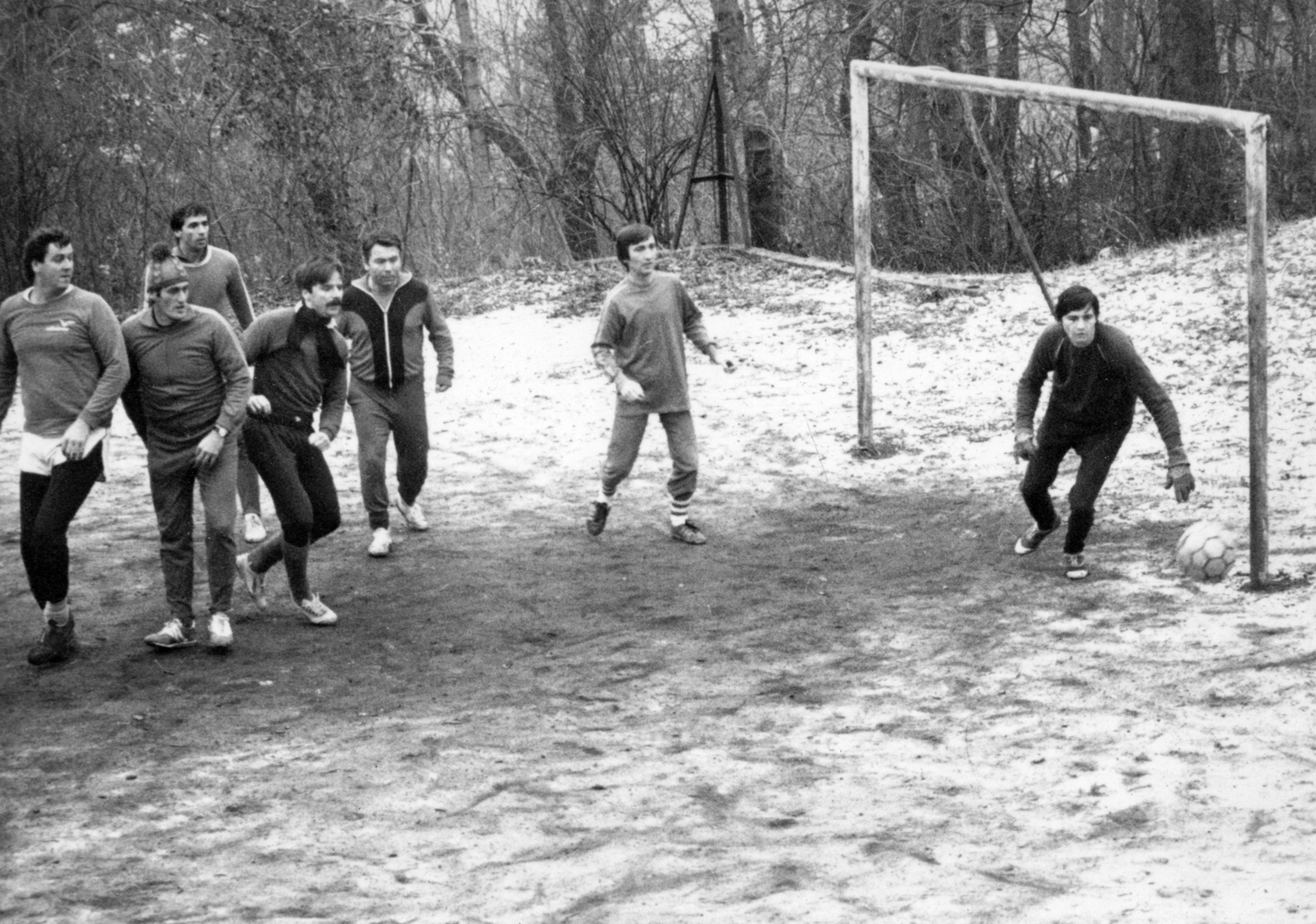 1980, Gödér Hajnal, goalkeeper, football, Fortepan #163222