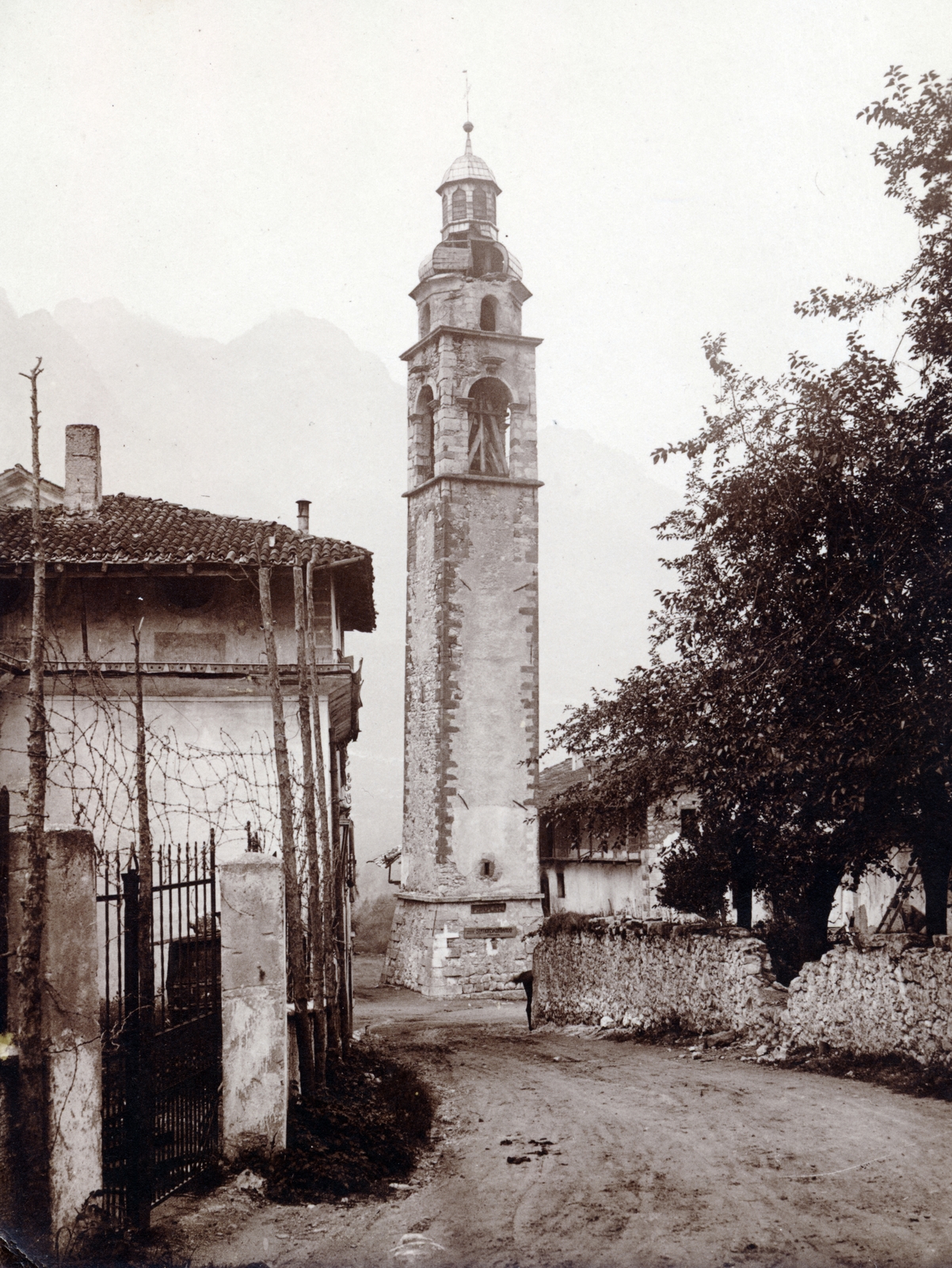 1918, Wittner Lucia, harangtorony, Fortepan #163597