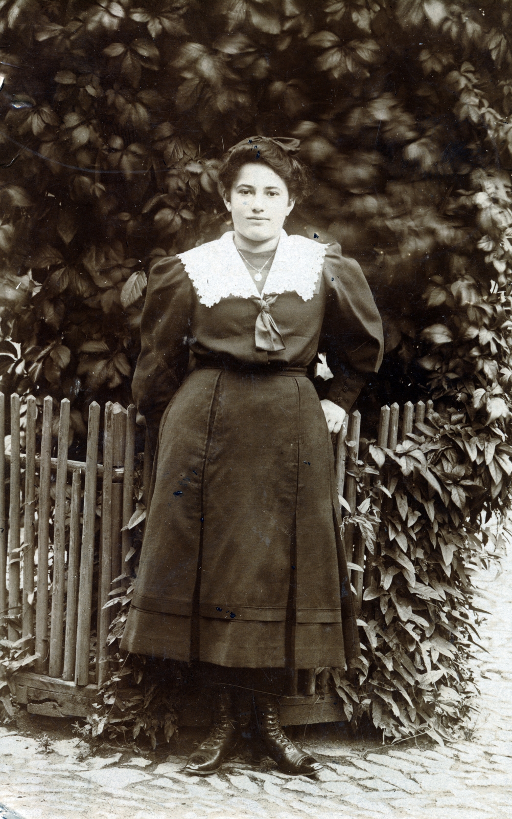 1907, Suzanne Lorant, portrait, girl, Fortepan #163702