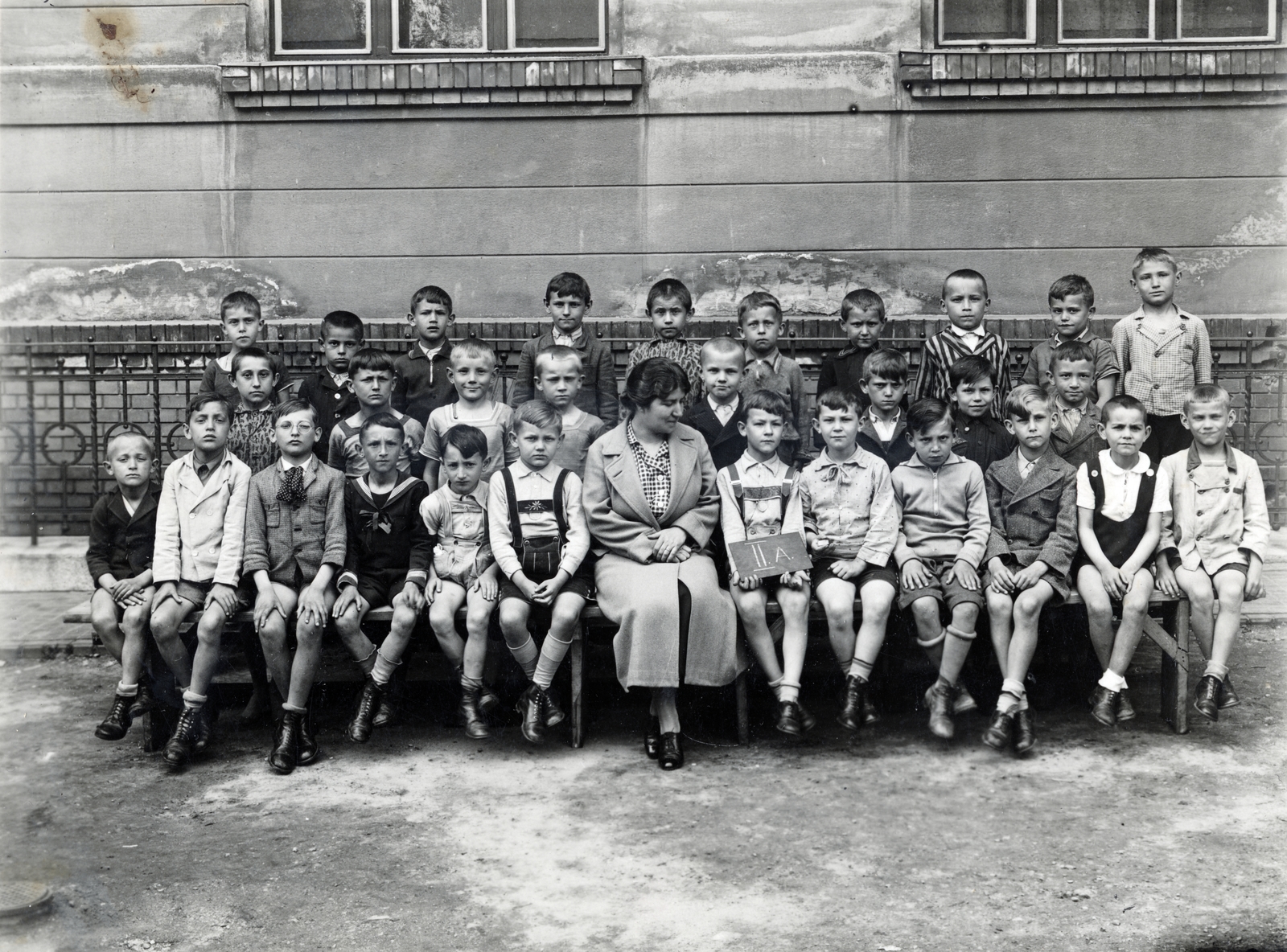 1947, Klein Magdolna, class photo, tableau, Fortepan #163768