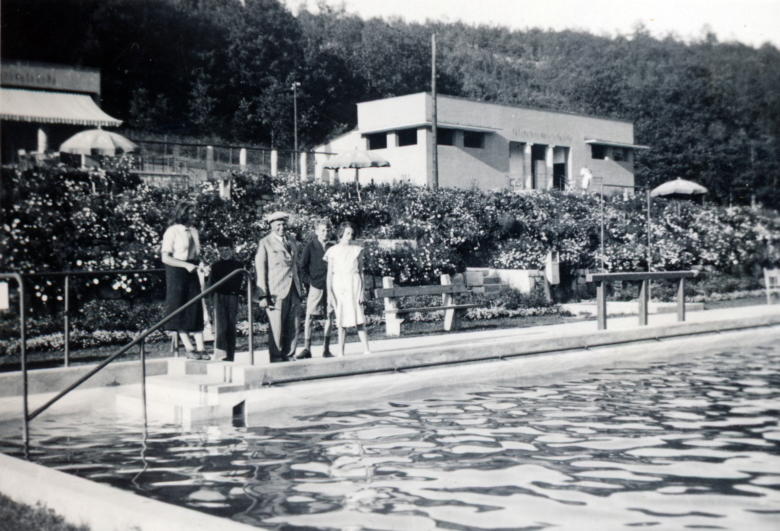 Magyarország, Parádfürdő, Parád, Gyógyfürdő, strand., 1938, Fadgyas Bence, Fortepan #163865