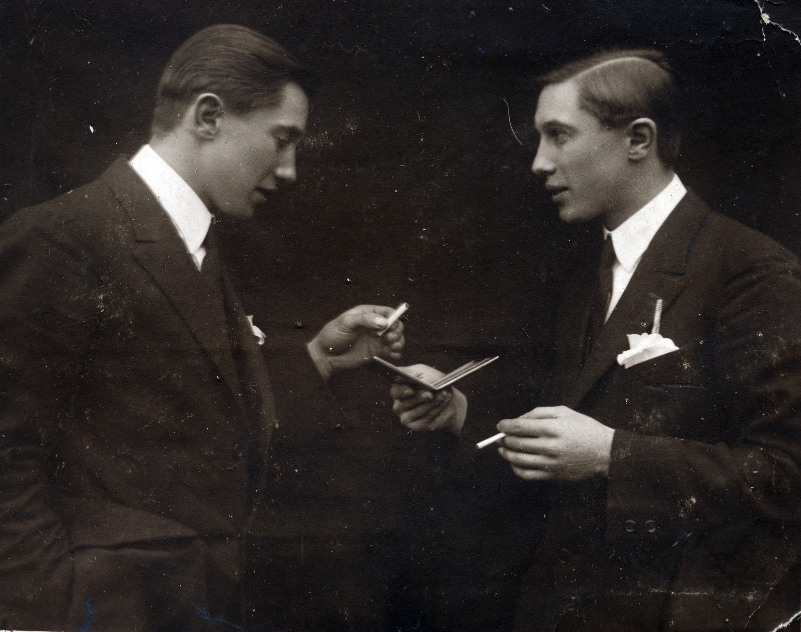 1935, Fortepan/Album043, smoking, Fortepan #164381