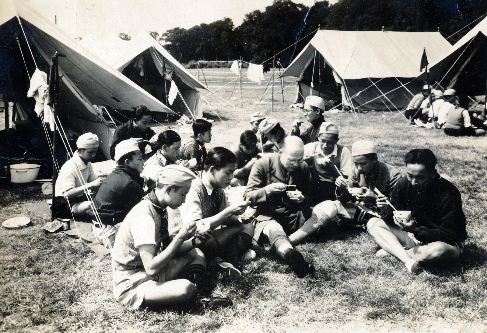 Netherlands, Vogelenzang, 5. Nemzetközi Cserkész Világtalálkozó (Jamboree)., 1937, Baráth Géza, Fortepan #164428