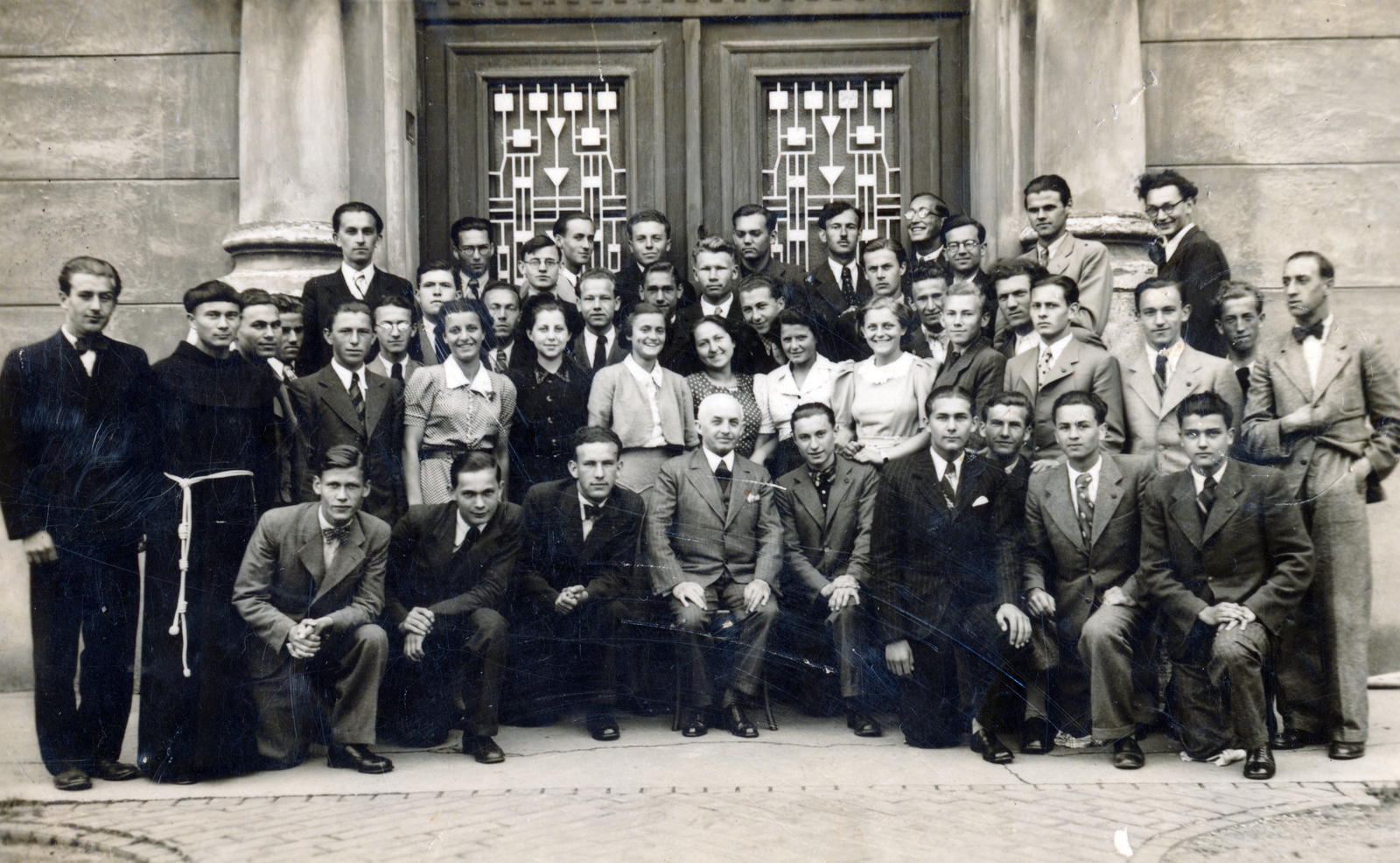 1943, Győri Zoltán, tableau, votary, Fortepan #164457