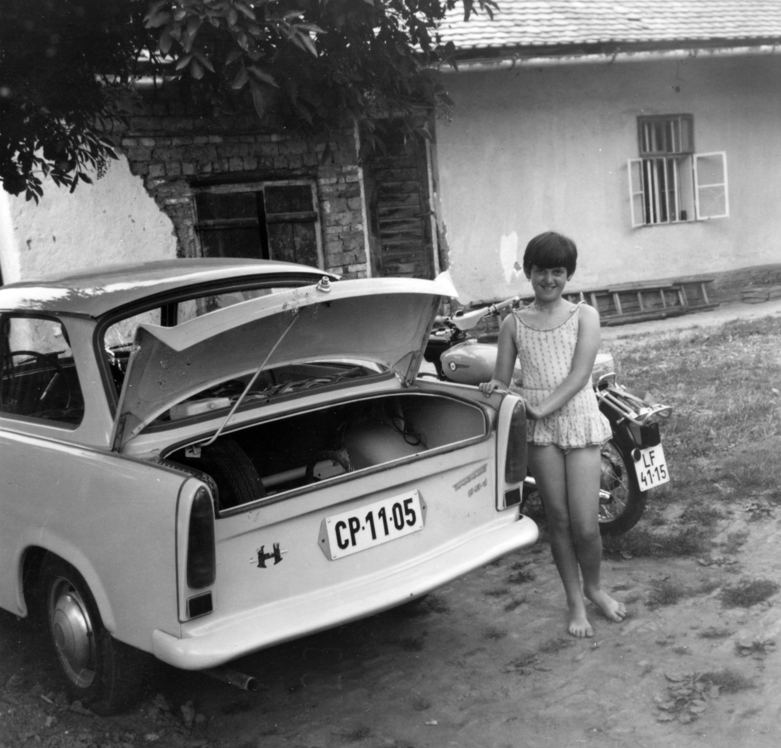 1967, Kahán Katalin, number plate, Fortepan #164592