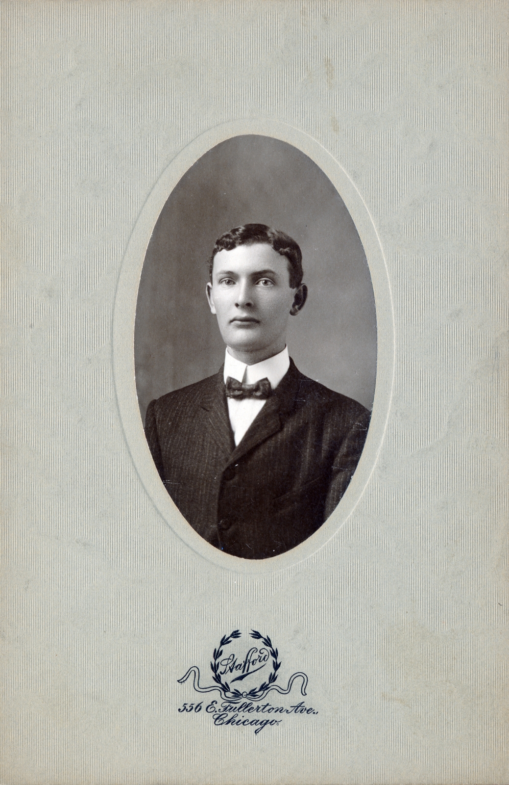 Portré Hercz Artúr építészről, a felvétel az Amerikai Egyesült Államok-ban, Chicago-ban készült., 1911, Földes, man, celebrity, bow tie, portrait, Fortepan #164935