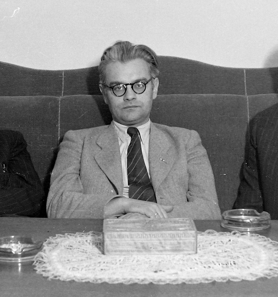 Hungary, Zöld Sándor államtitkár, későbbi belügyminiszter., 1949, Magyar Rendőr, celebrity, politician, Fortepan #16496