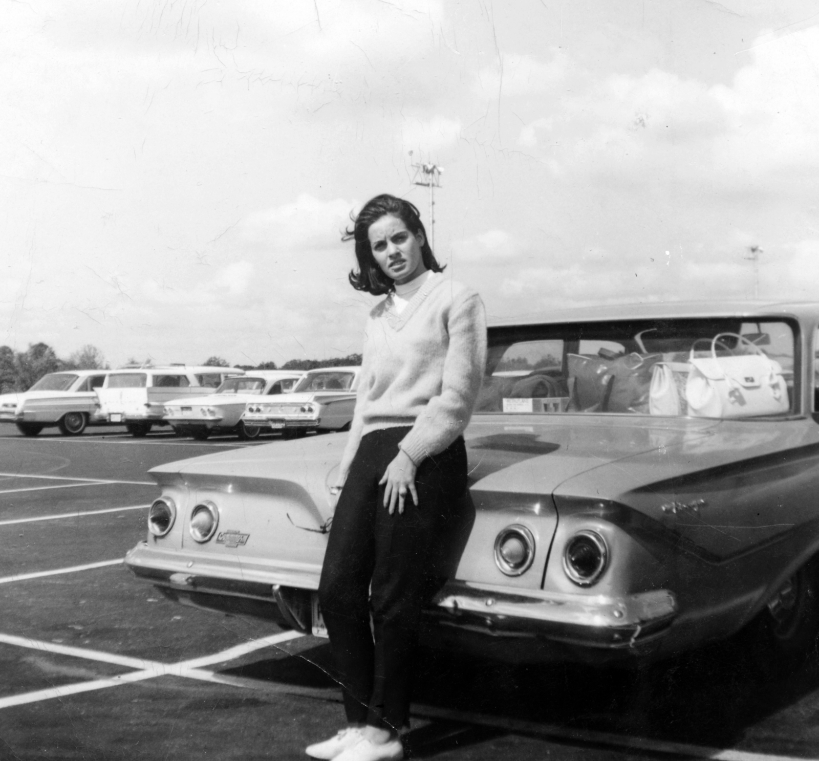 Canada, untitled, 1960, Kahán Katalin, girls'n'cars, Fortepan #165245