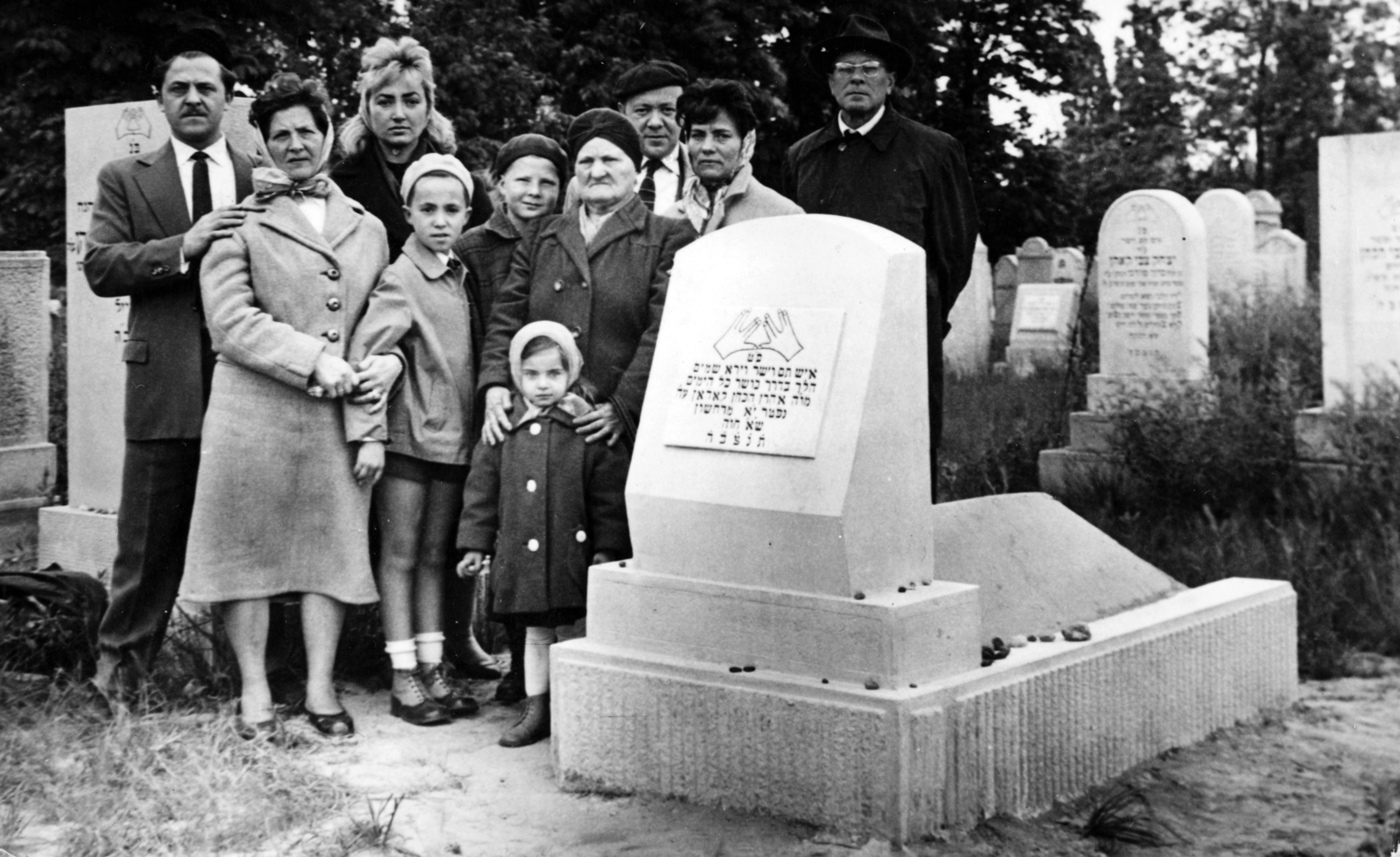 1964, Kahán Katalin, cemetery, Fortepan #165256