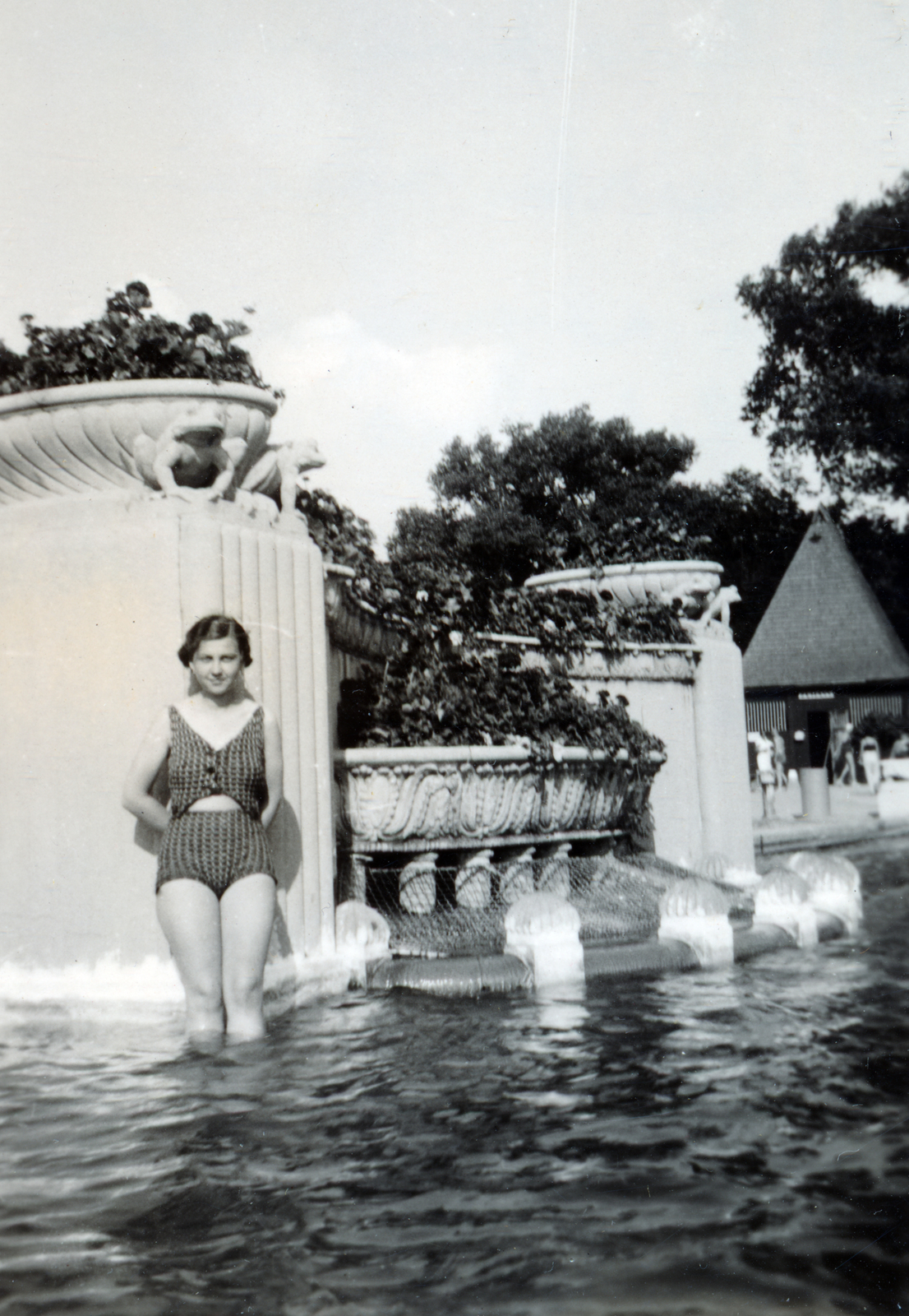 Hungary, Margit Islands, Budapest, Palatinus Strandfürdő., 1936, Makk Judit, Fortepan #165284