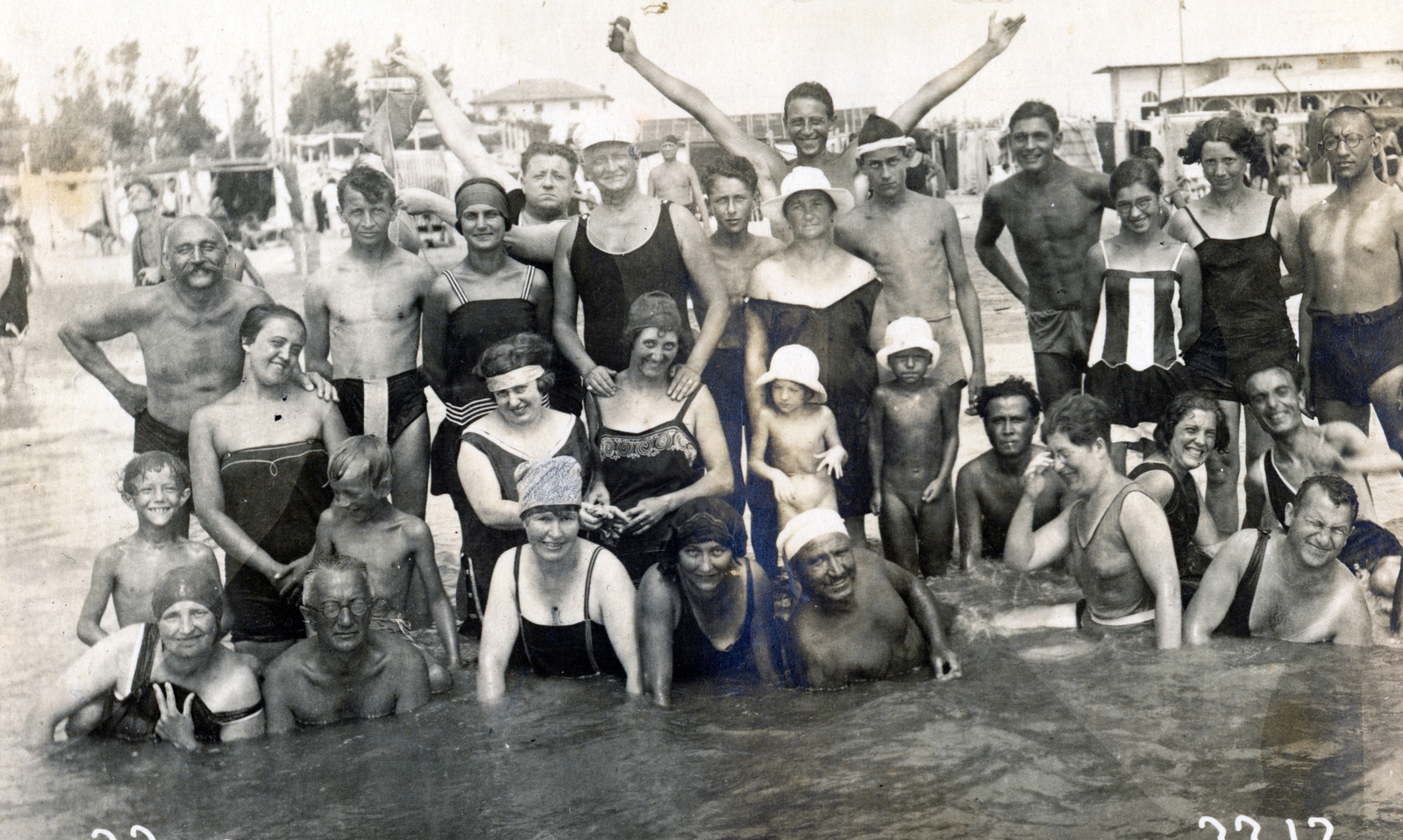 1930, Bánfalvi Jánosné, fürdőzés, Fortepan #165329