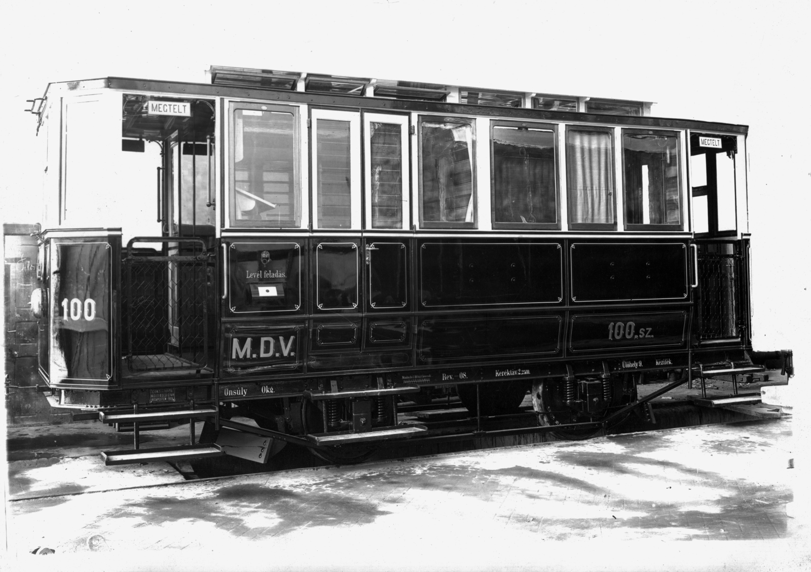 1908, Villányi György, villamos, Fortepan #170101