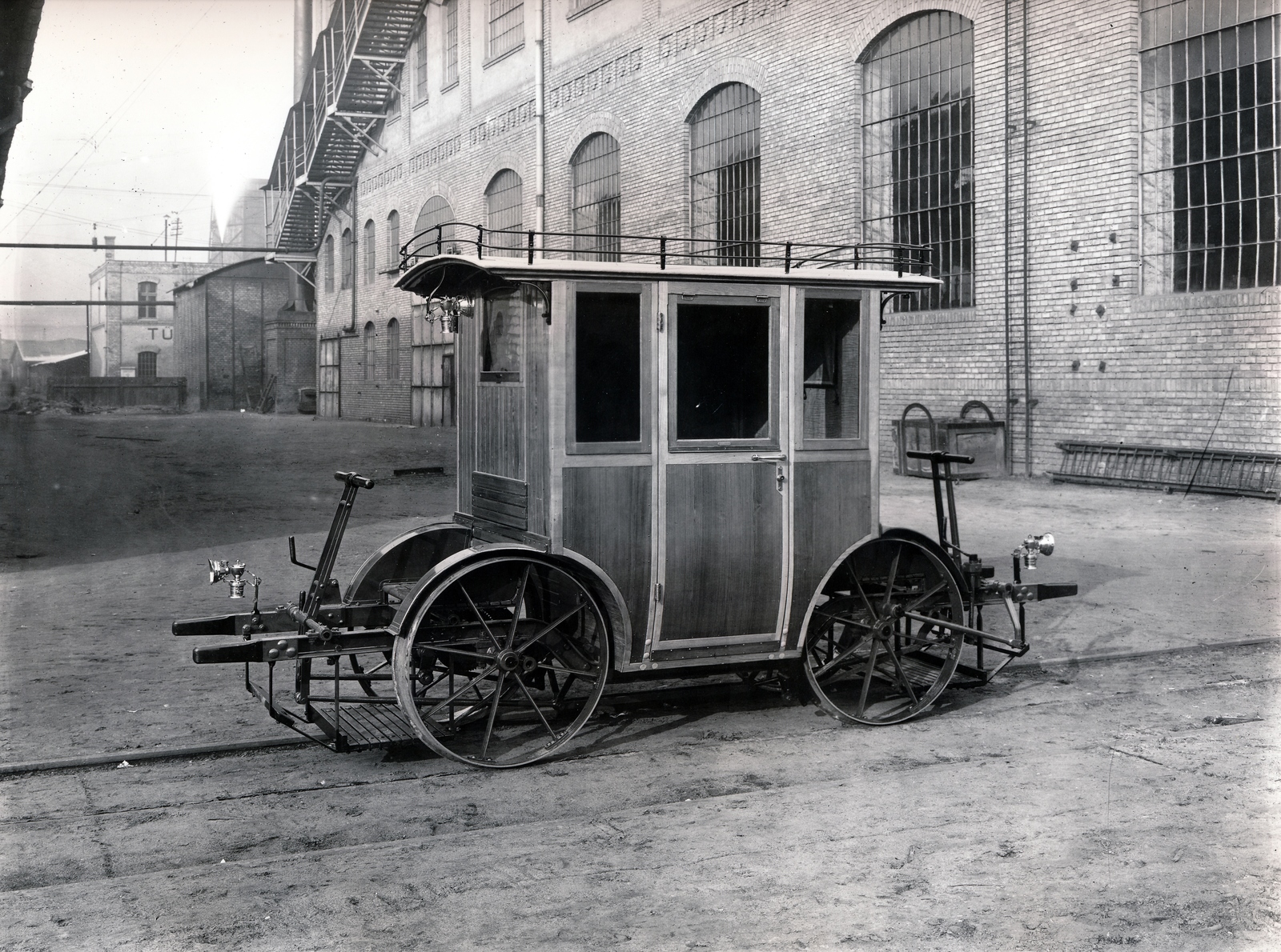 1911, Villányi György, lóvasút, Fortepan #170105