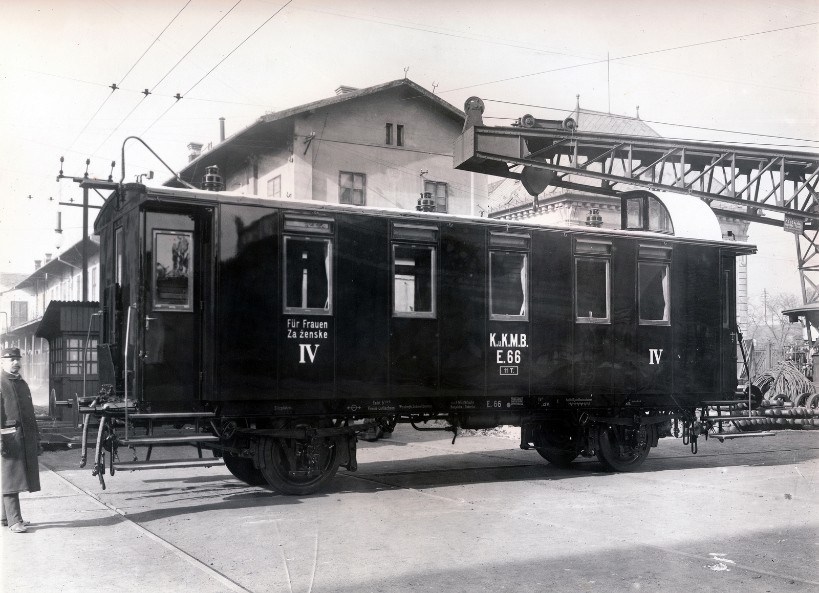 1911, Villányi György, coach, Fortepan #170106