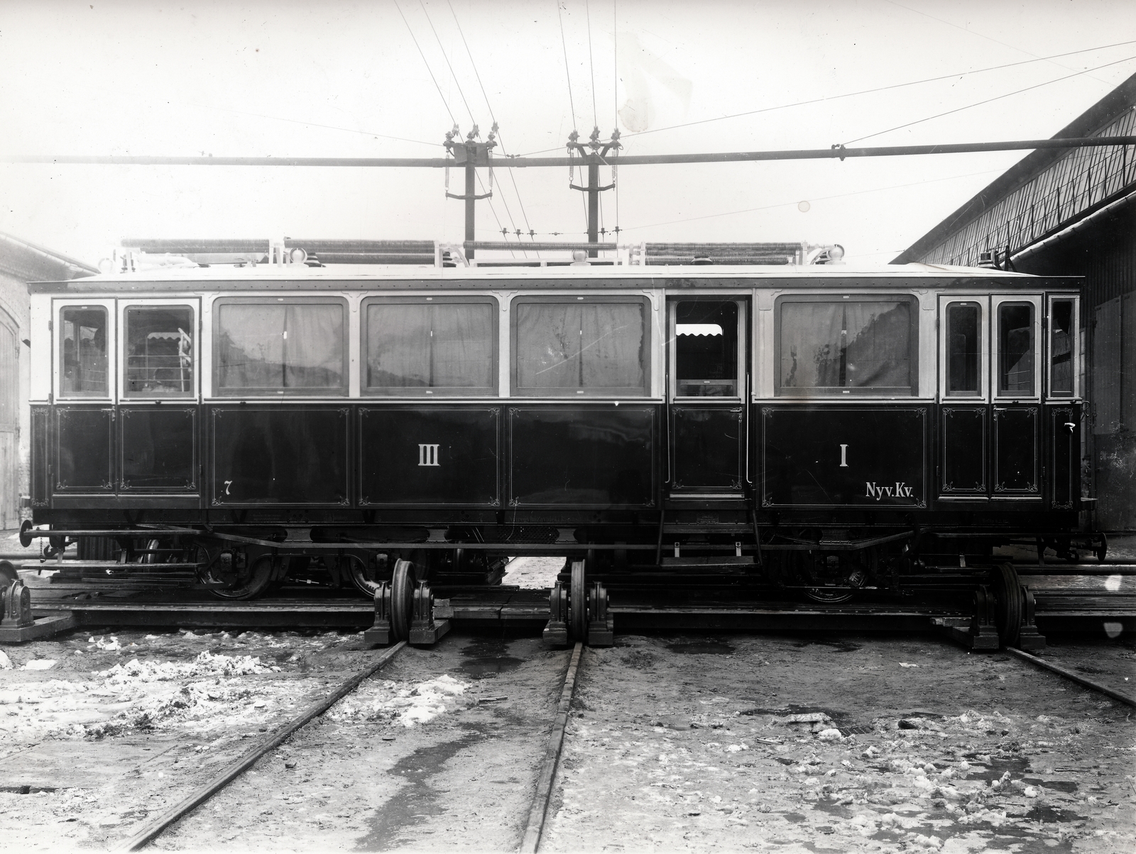 1912, Villányi György, transfer table, Fortepan #170110