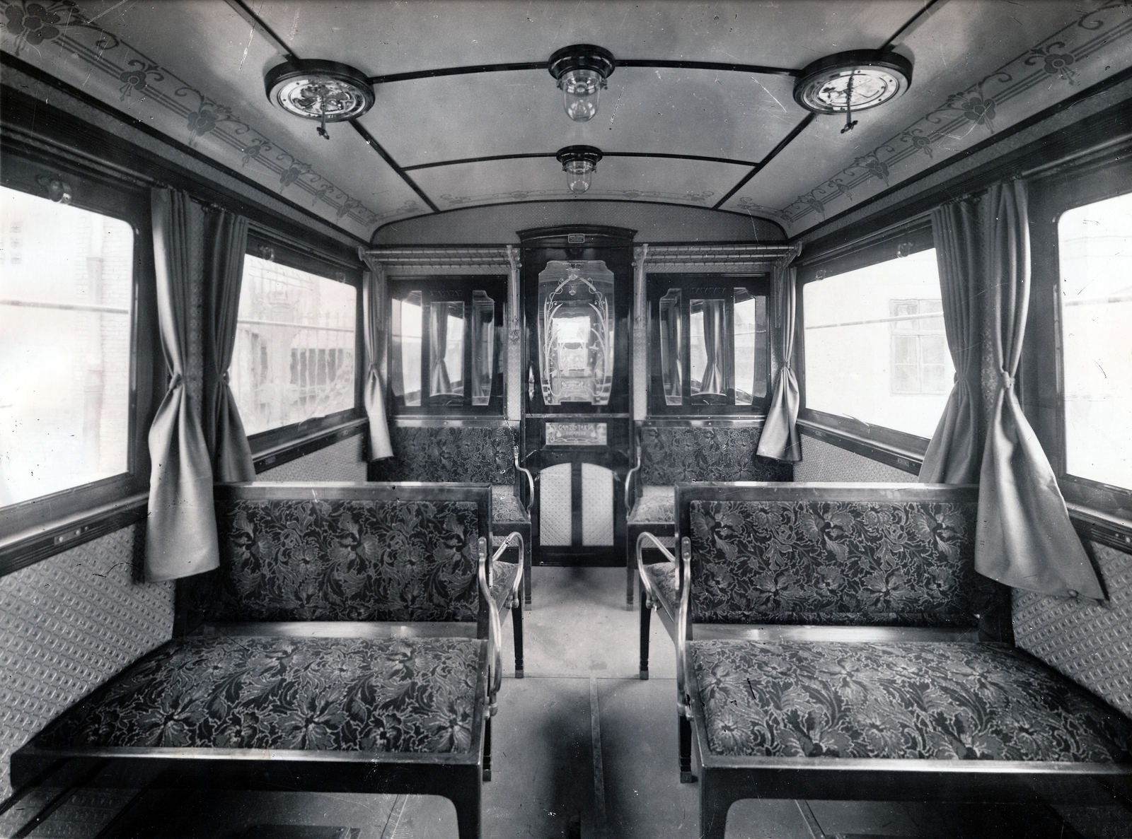 1906, Villányi György, interior, coach, Fortepan #170302