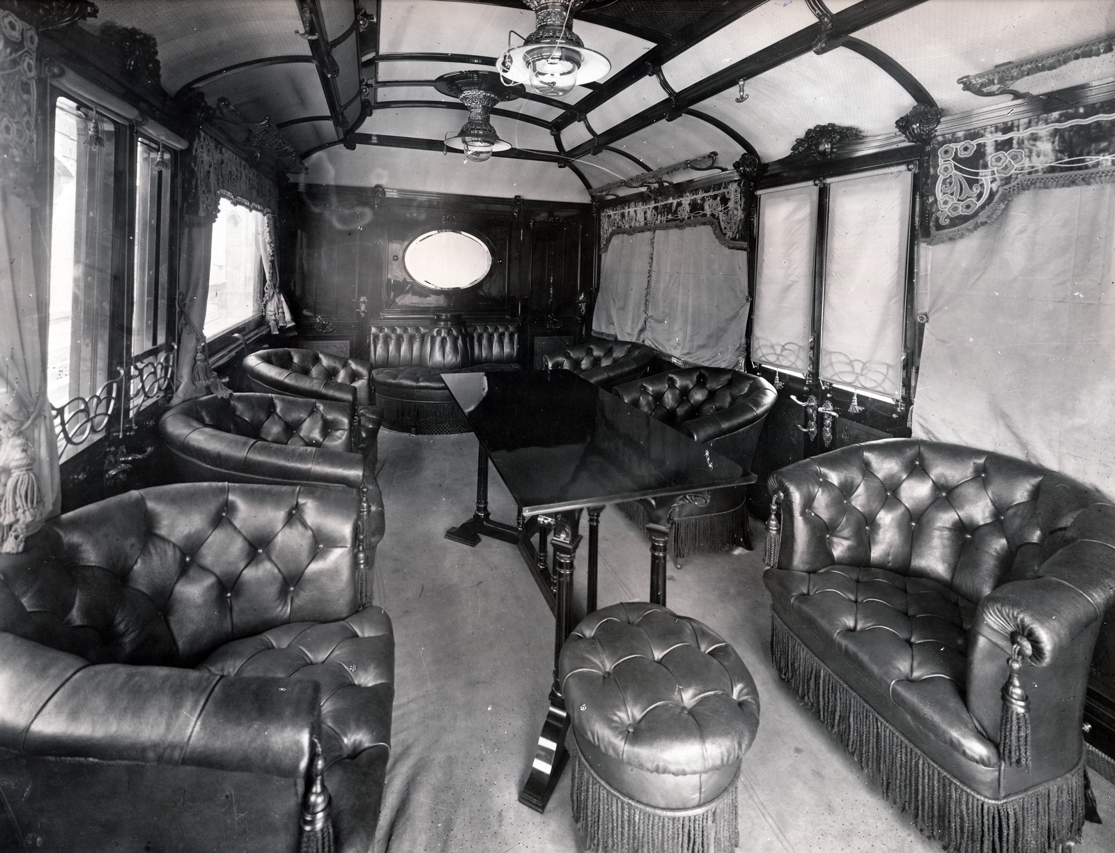 1906, Villányi György, interior, coach, Fortepan #170305