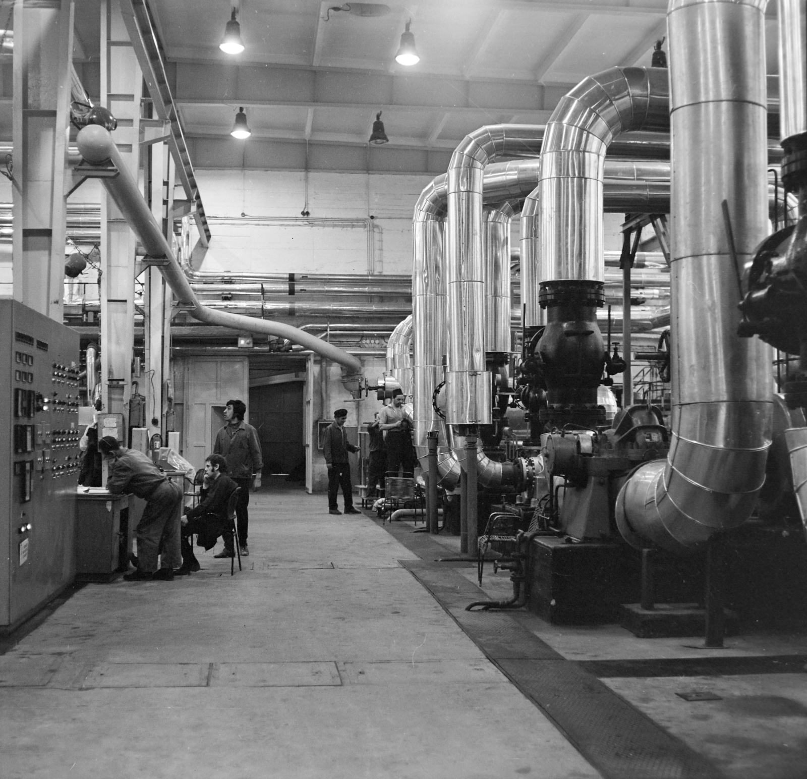 Hungary, Budapest III., Kunigunda útja 49., a FŐTÁV hőközponja., 1972, Péterffy István, Budapest, Fortepan #170651