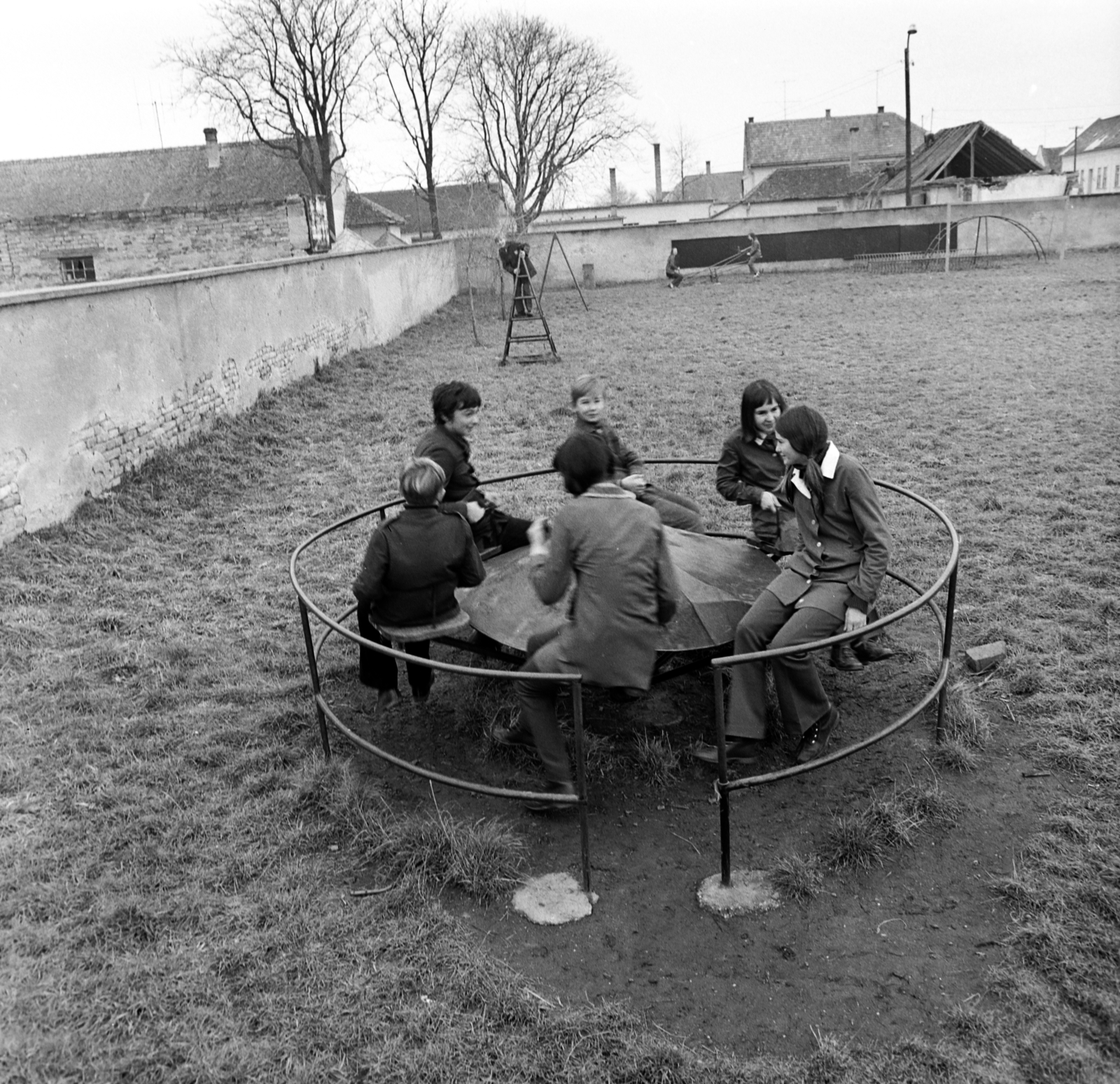 1974, Péterffy István, playground, Fortepan #170755