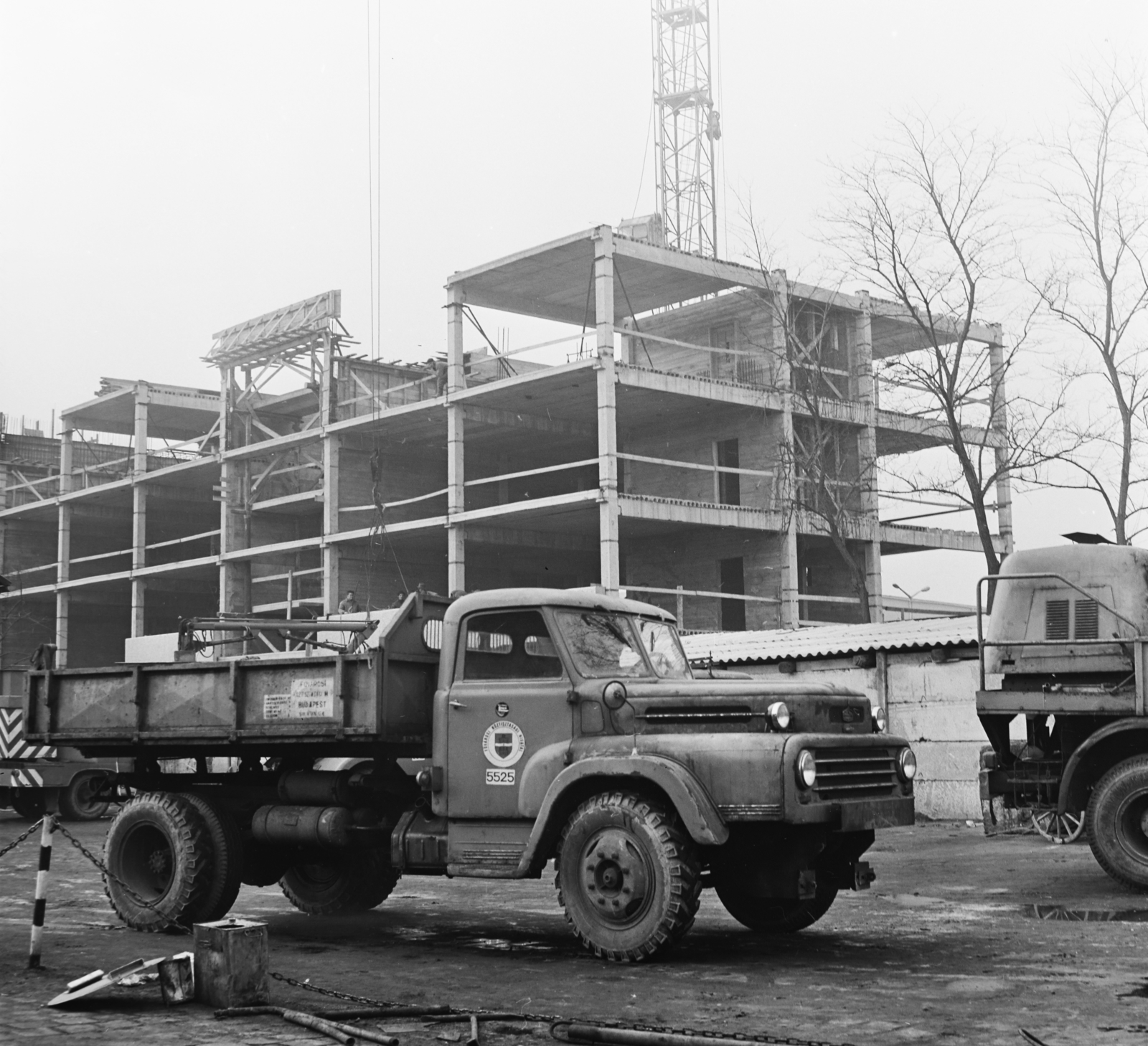 1975, Péterffy István, construction, commercial vehicle, Csepel-brand, Csepel D450, Fortepan #170769