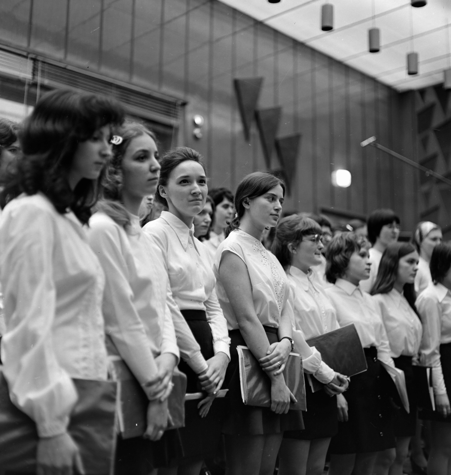 1976, Péterffy István, choir, Fortepan #170835
