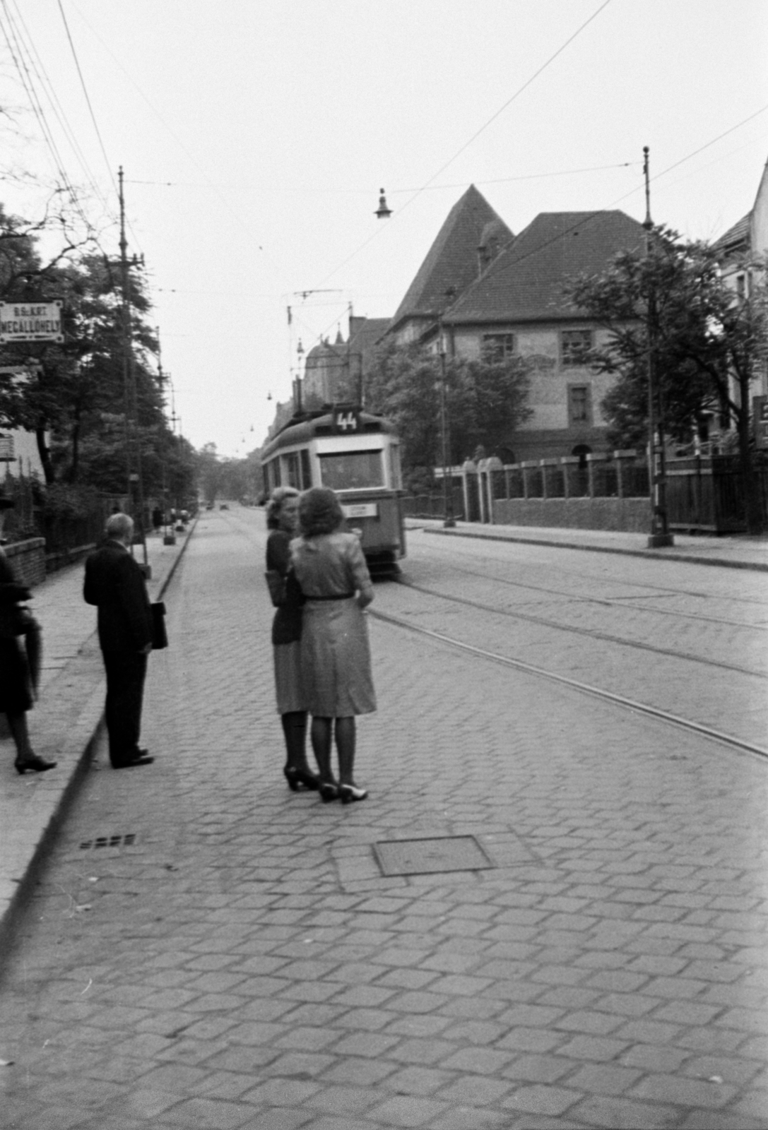 Hungary, Budapest XIV., Hermina út a Thököly út felől nézve., 1943, Sattler Katalin, Budapest, Fortepan #171079