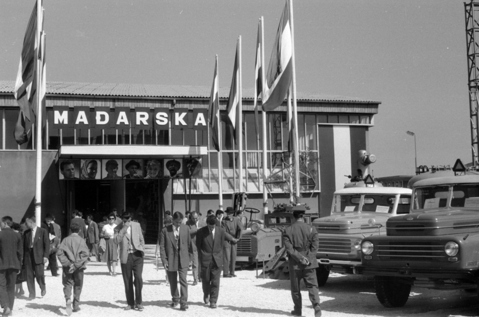 Croatia, Zagreb, Zágrábi Nemzetközi Vásár, magyar pavilon., 1959, Sattler Katalin, exhibition, Fortepan #171356