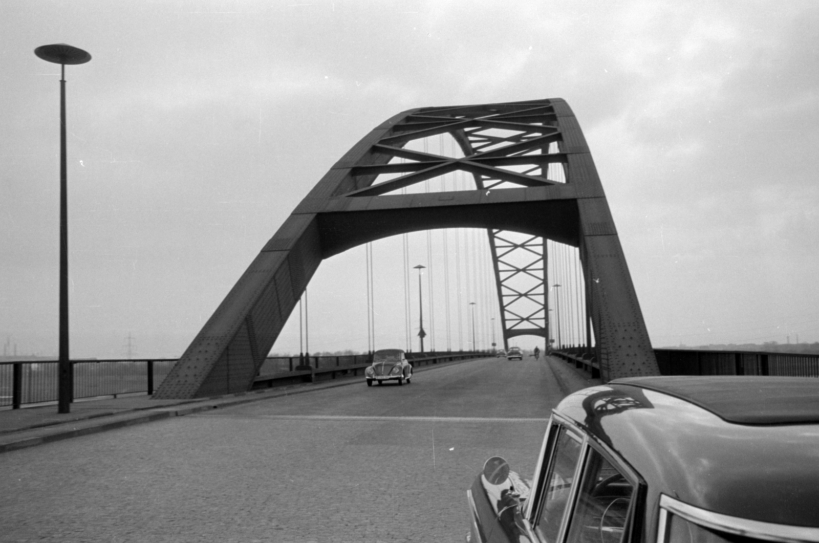 Germany, Duisburg, Szolidaritás-híd (Brücke der Solidarität)., 1961, Sattler Katalin, FRG, Fortepan #171455