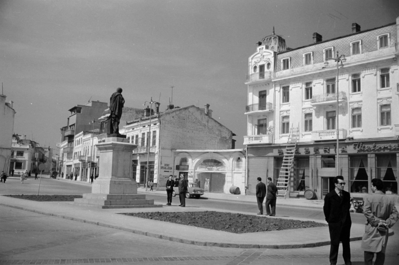 Románia, Konstanca, Piata Ovidiu., 1962, Sattler Katalin, Fortepan #171485