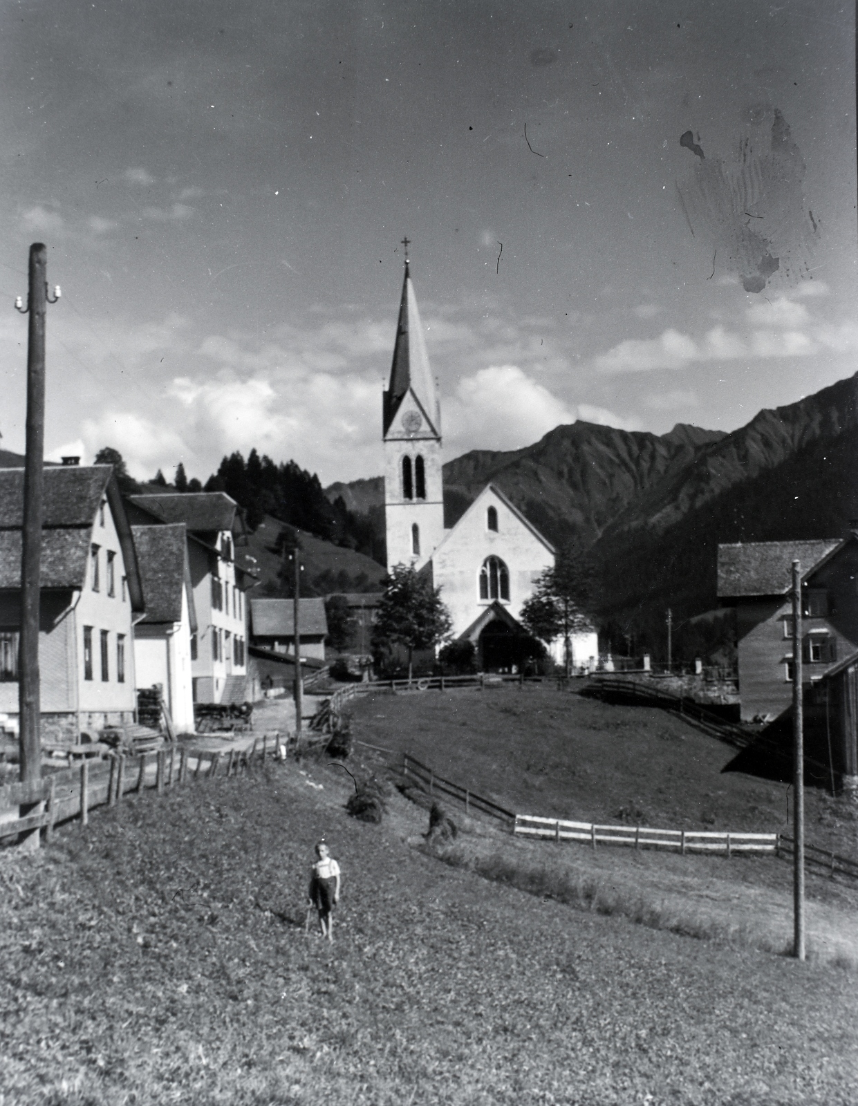 Austria, Laterns, szemben a "Maria Hilf" templom., 1923, Sütő János, Fortepan #171622