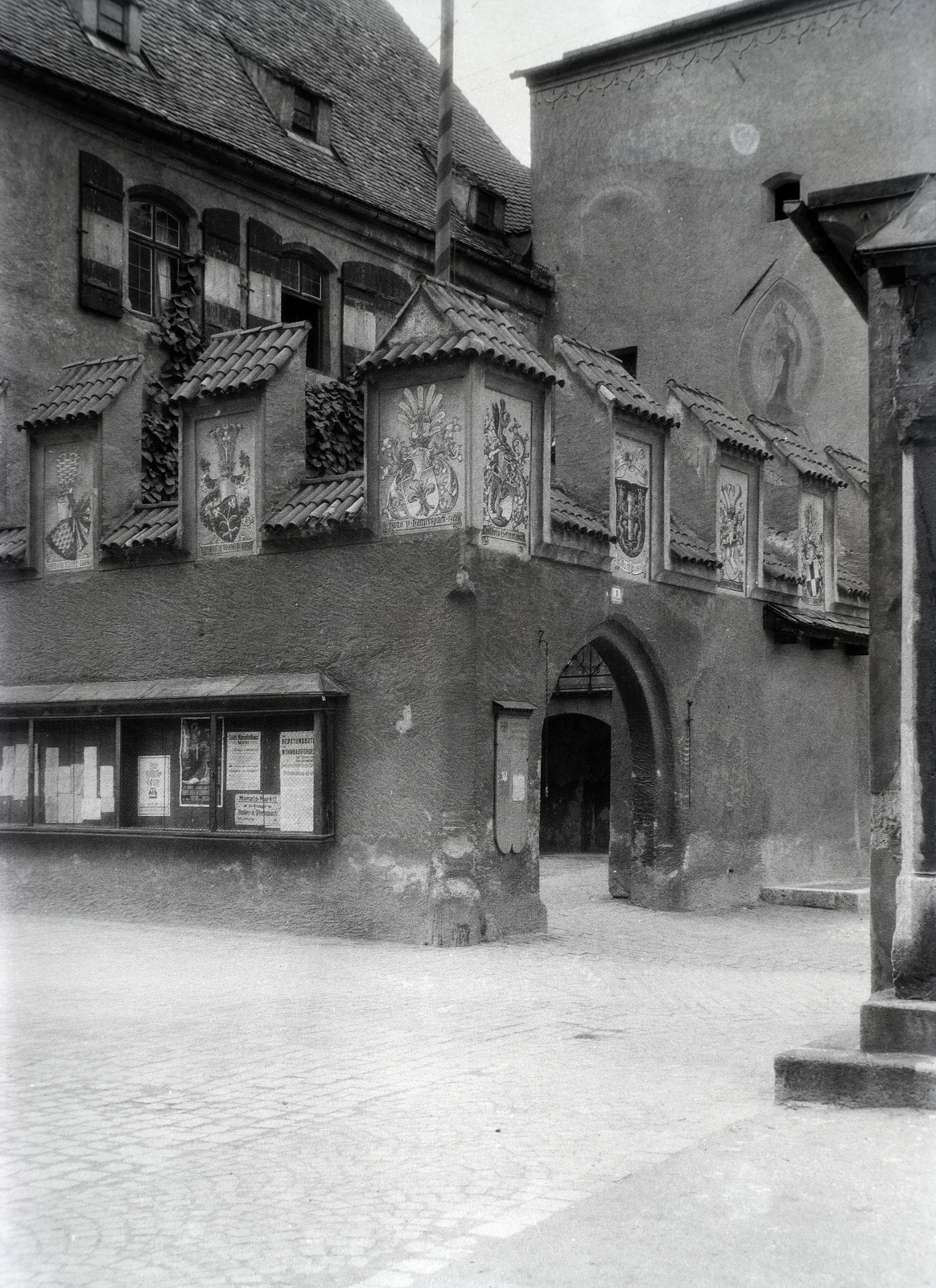 Austria, Hall in Tirol, Oberer Stadtplatz, Városháza., 1926, Sütő János, Fortepan #171662