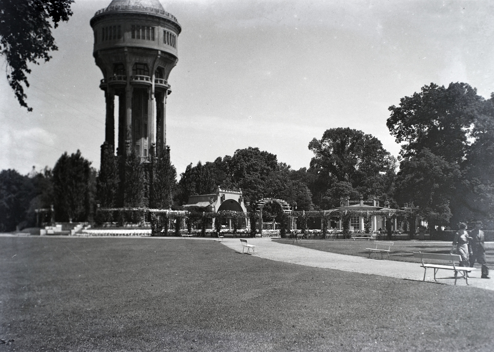 Magyarország, Margitsziget, Budapest, Víztorony., 1927, Sütő János, Fortepan #171675