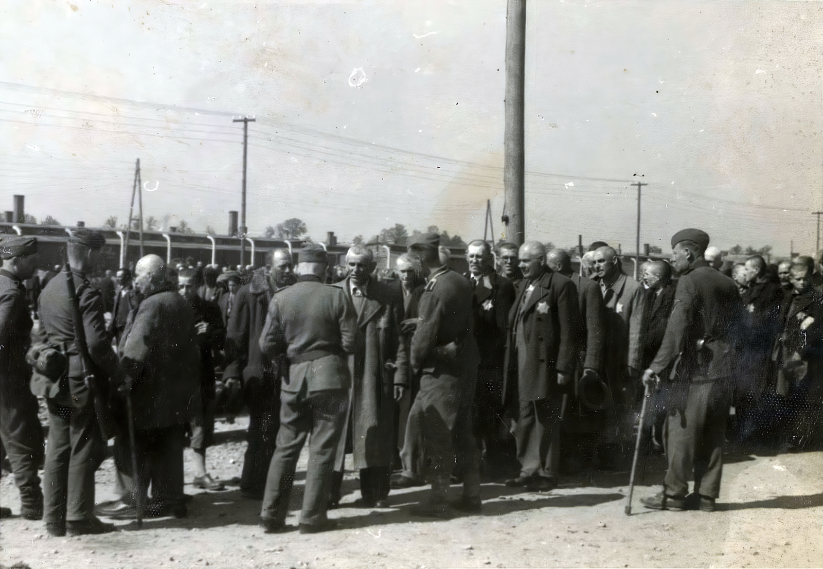 Lengyelország, Oświęcim, az auschwitz–birkenaui koncentrációs tábor., 1944, Lili Jacob, holokauszt, antiszemitizmus, koncentrációs tábor, Fortepan #172030