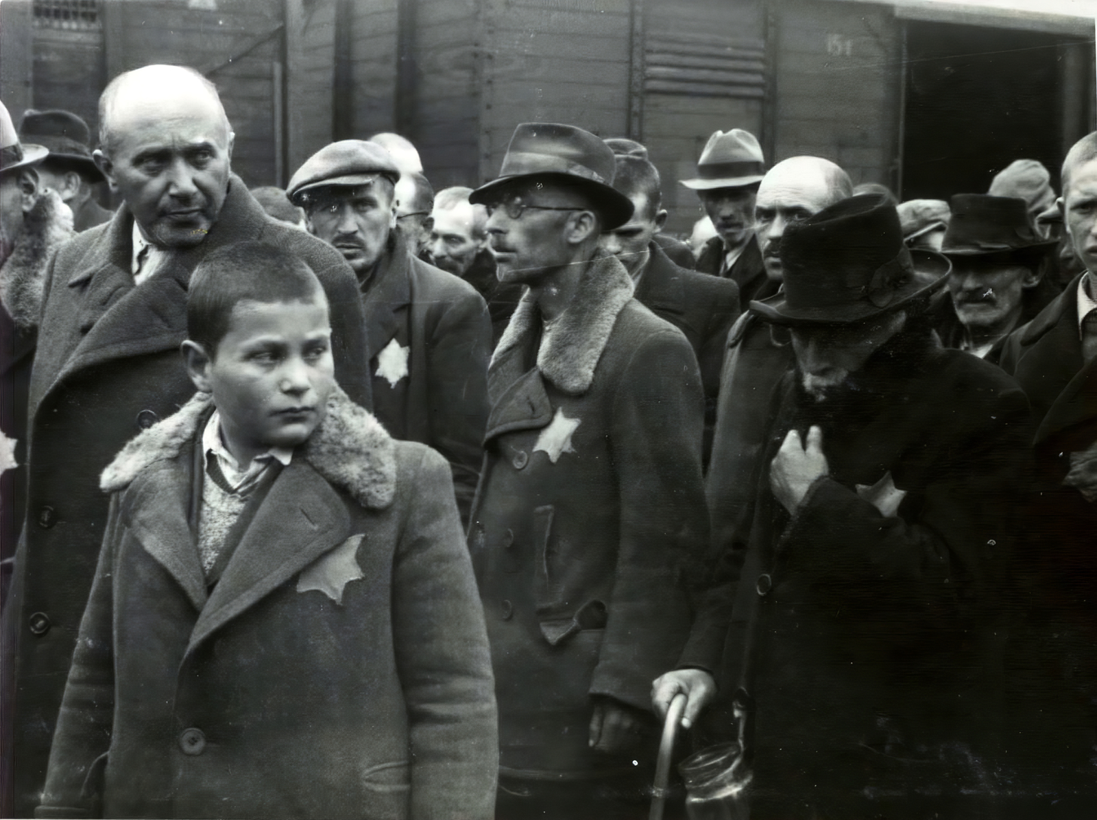 Lengyelország, Oświęcim, az auschwitz–birkenaui koncentrációs tábor., 1944, Lili Jacob, holokauszt, antiszemitizmus, koncentrációs tábor, deportálóvonat, Fortepan #172039