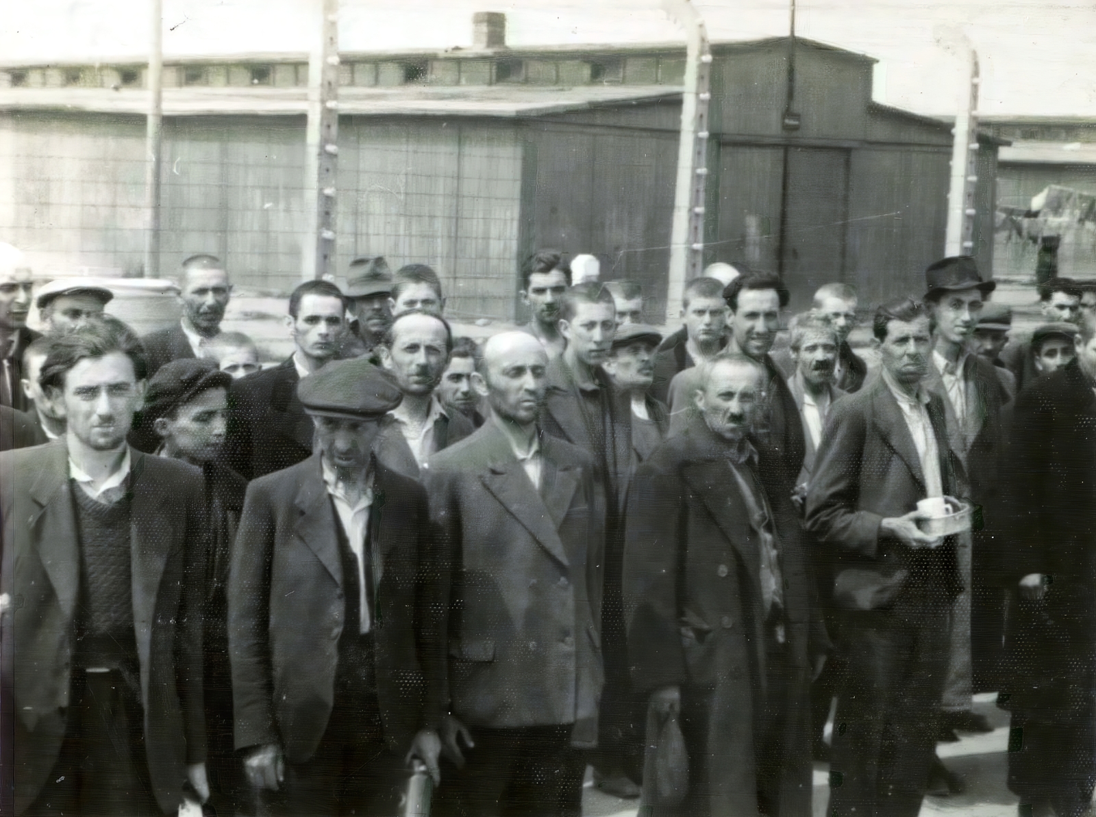 Lengyelország, Oświęcim, az auschwitz–birkenaui koncentrációs tábor., 1944, Lili Jacob, holokauszt, antiszemitizmus, koncentrációs tábor, Fortepan #172067