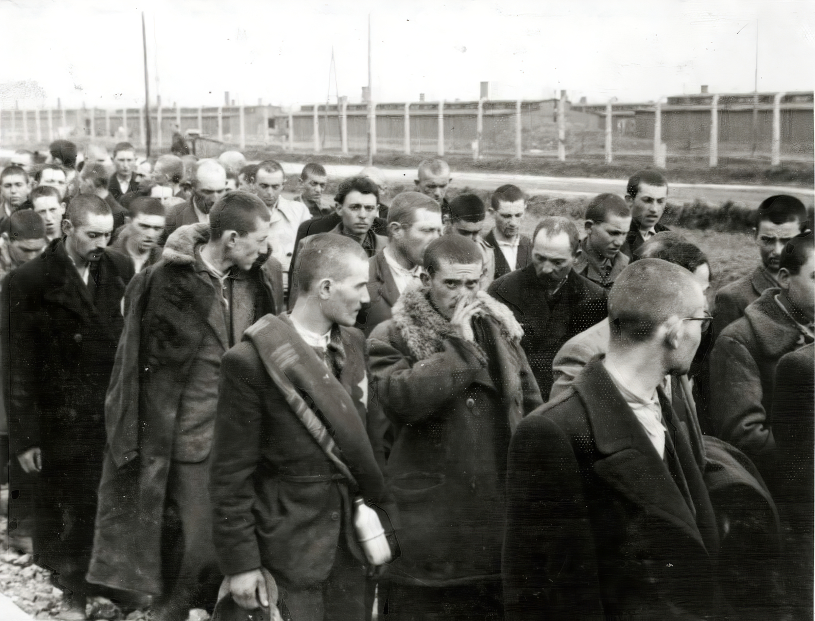 Lengyelország, Oświęcim, az auschwitz–birkenaui koncentrációs tábor., 1944, Lili Jacob, holokauszt, antiszemitizmus, koncentrációs tábor, Fortepan #172068