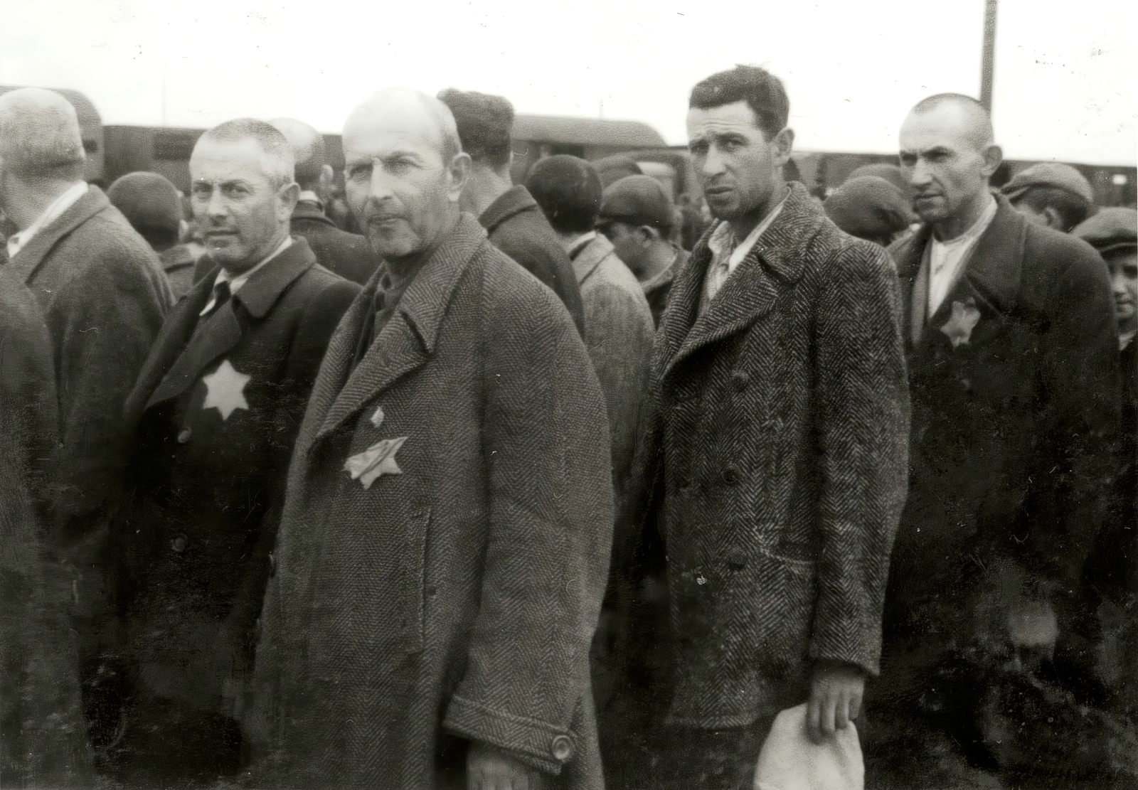 Lengyelország, Oświęcim, az auschwitz–birkenaui koncentrációs tábor., 1944, Lili Jacob, holokauszt, antiszemitizmus, koncentrációs tábor, deportálóvonat, Fortepan #172070