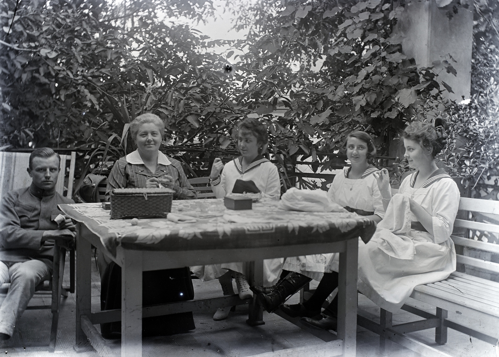 Hungary, Zalaegerszeg, Jákum Ferenc utca 10., Morandini Tamás építész háza., 1914, Göcseji Múzeum / Morandini-Schlemmer hagyaték, handcraft, Fortepan #172209