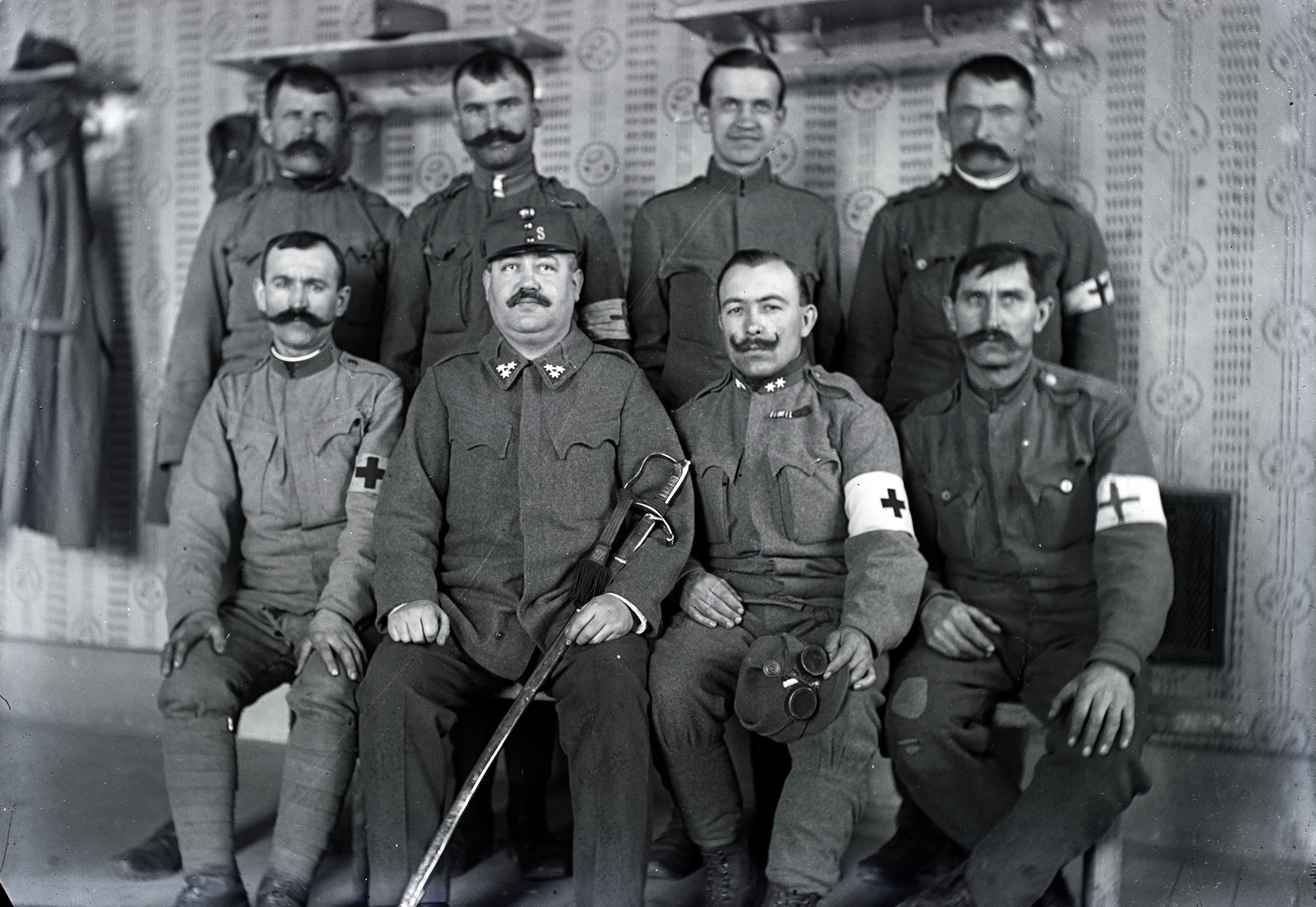 1917, Göcseji Múzeum / Morandini-Schlemmer hagyaték, First World War, sword, armband, paramedic, Fortepan #172238