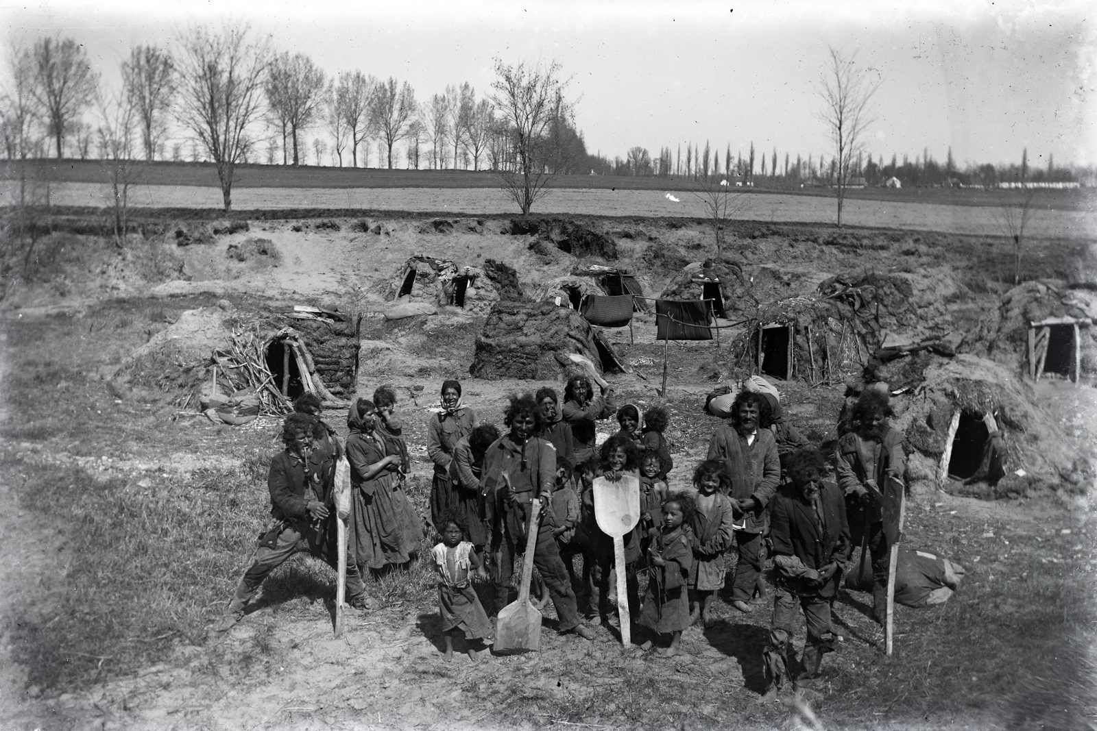 1928, Göcseji Múzeum / Morandini-Schlemmer hagyaték, szegénység, cigányság, Fortepan #172432