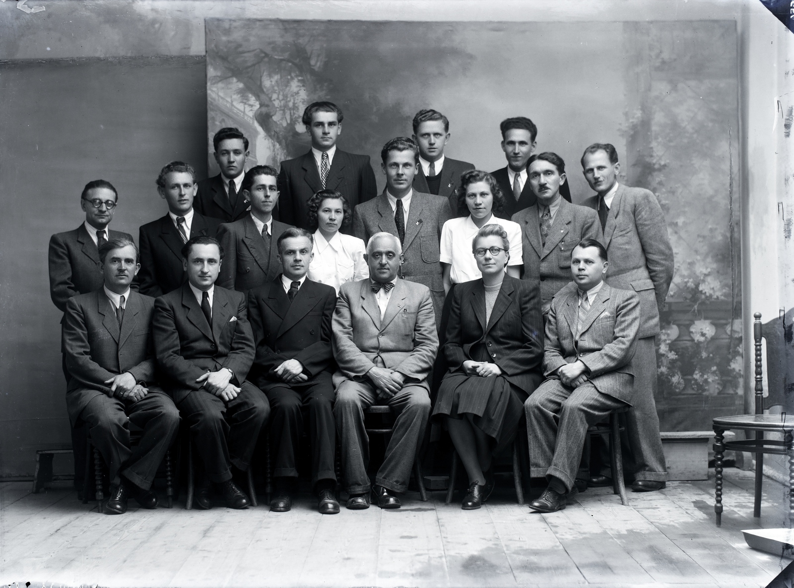 1950, Göcseji Múzeum / Morandini-Schlemmer hagyaték, tableau, studio, Fortepan #172627