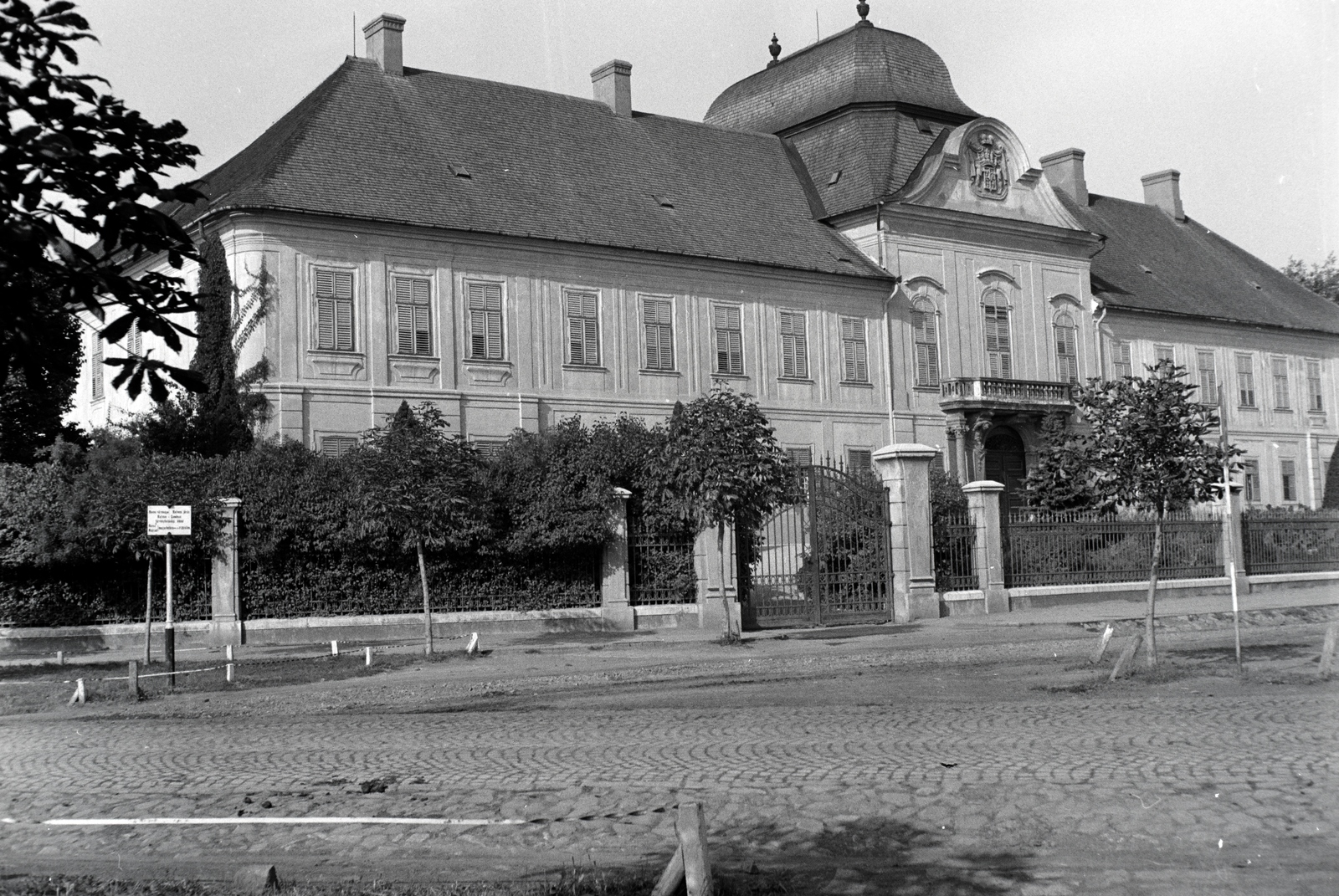 Magyarország, Hatvan, Kossuth tér 24., Grassalkovich-kastély., 1940, Ormos Imre Alapítvány, Ormos Imre, Fortepan #173382