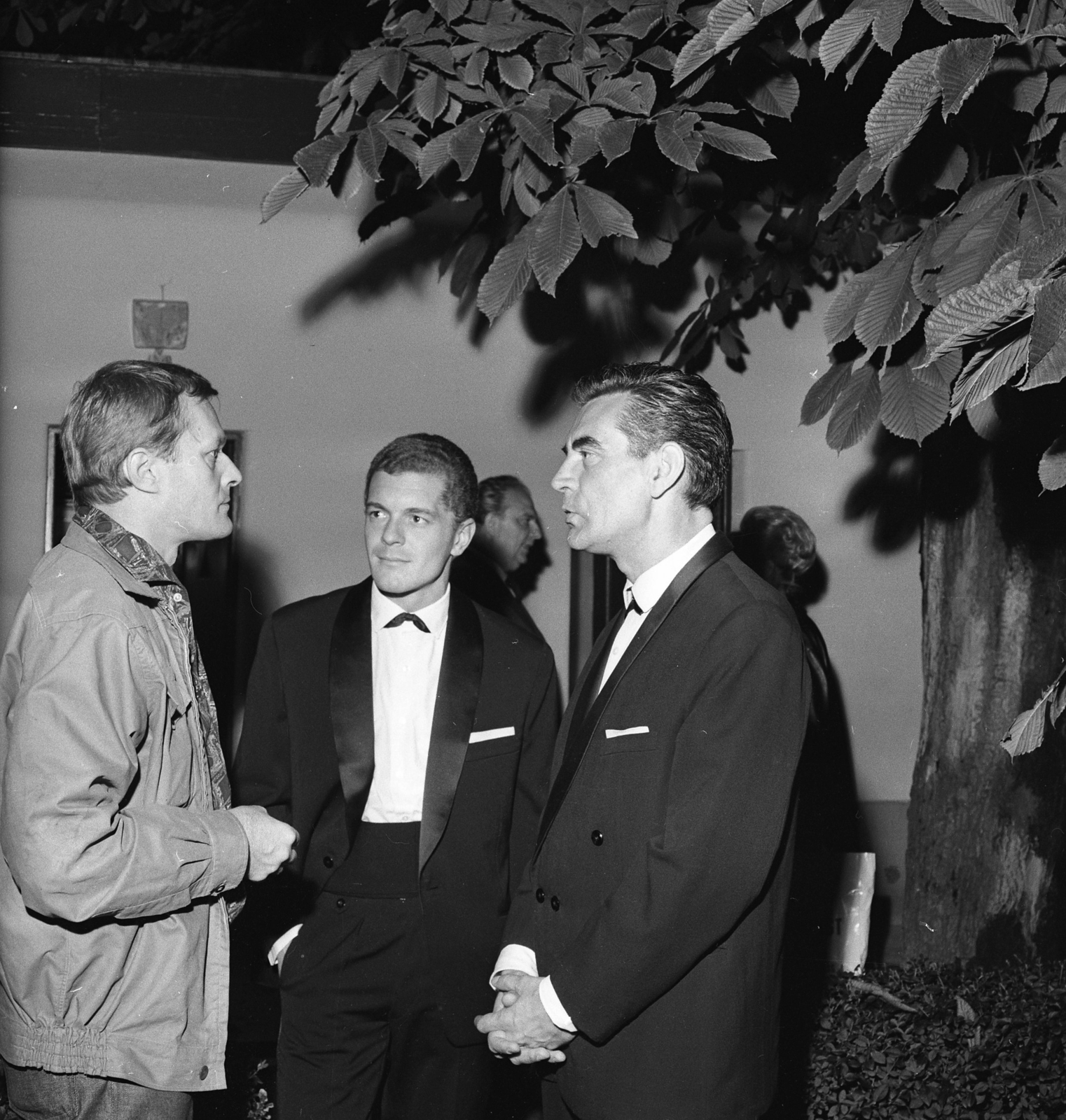 Hungary, Darvas Iván, Mécs Károly és Pándy Lajos színművészek., 1965, Kotnyek Antal, Fortepan #173715