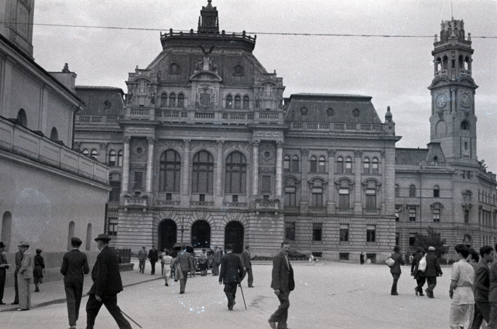 Romania,Transylvania, Oradea, Városháza., 1941, Aszódi Zoltán, Fortepan #174029
