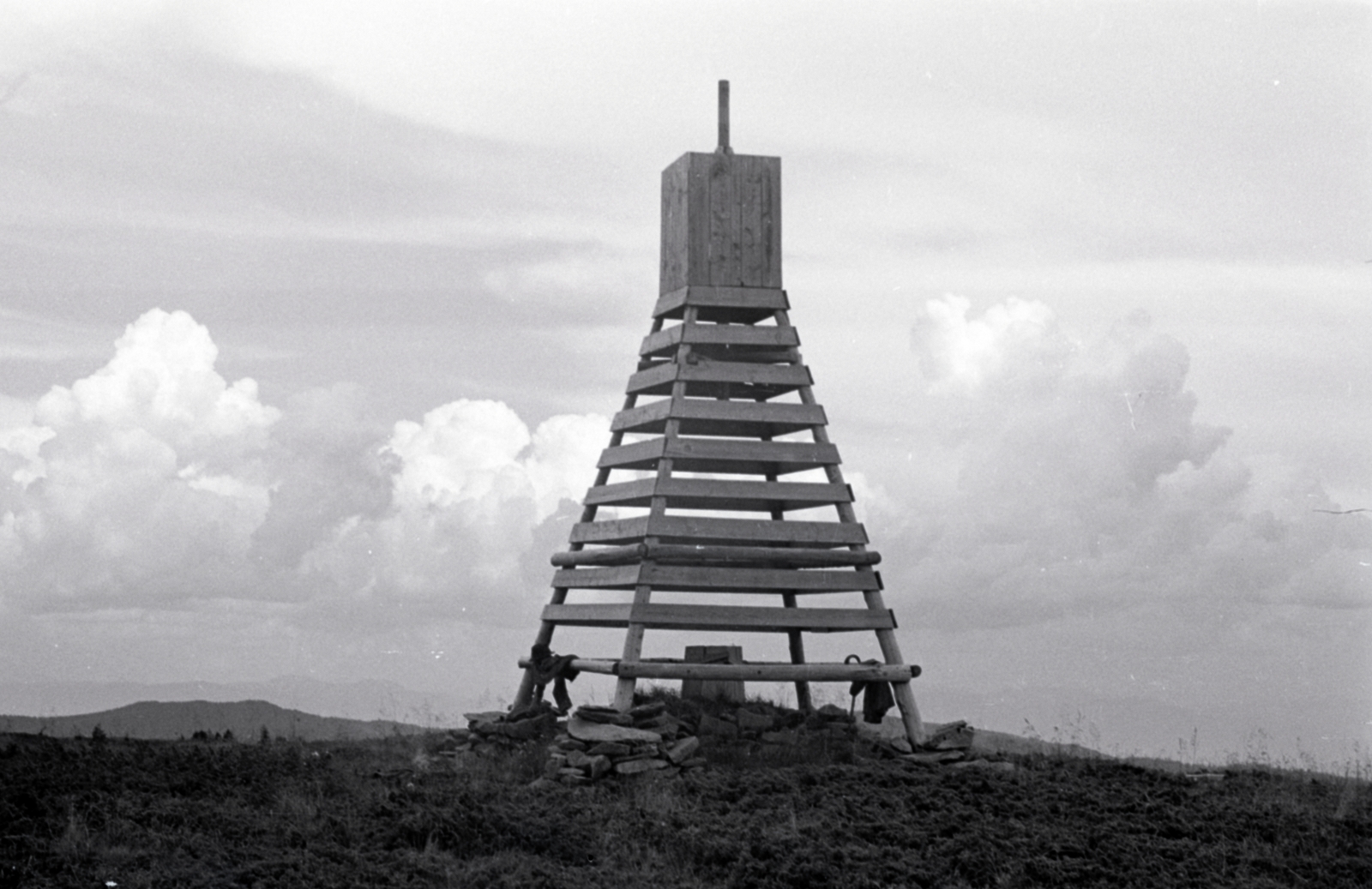 1941, Aszódi Zoltán, triangulum point, Fortepan #174128