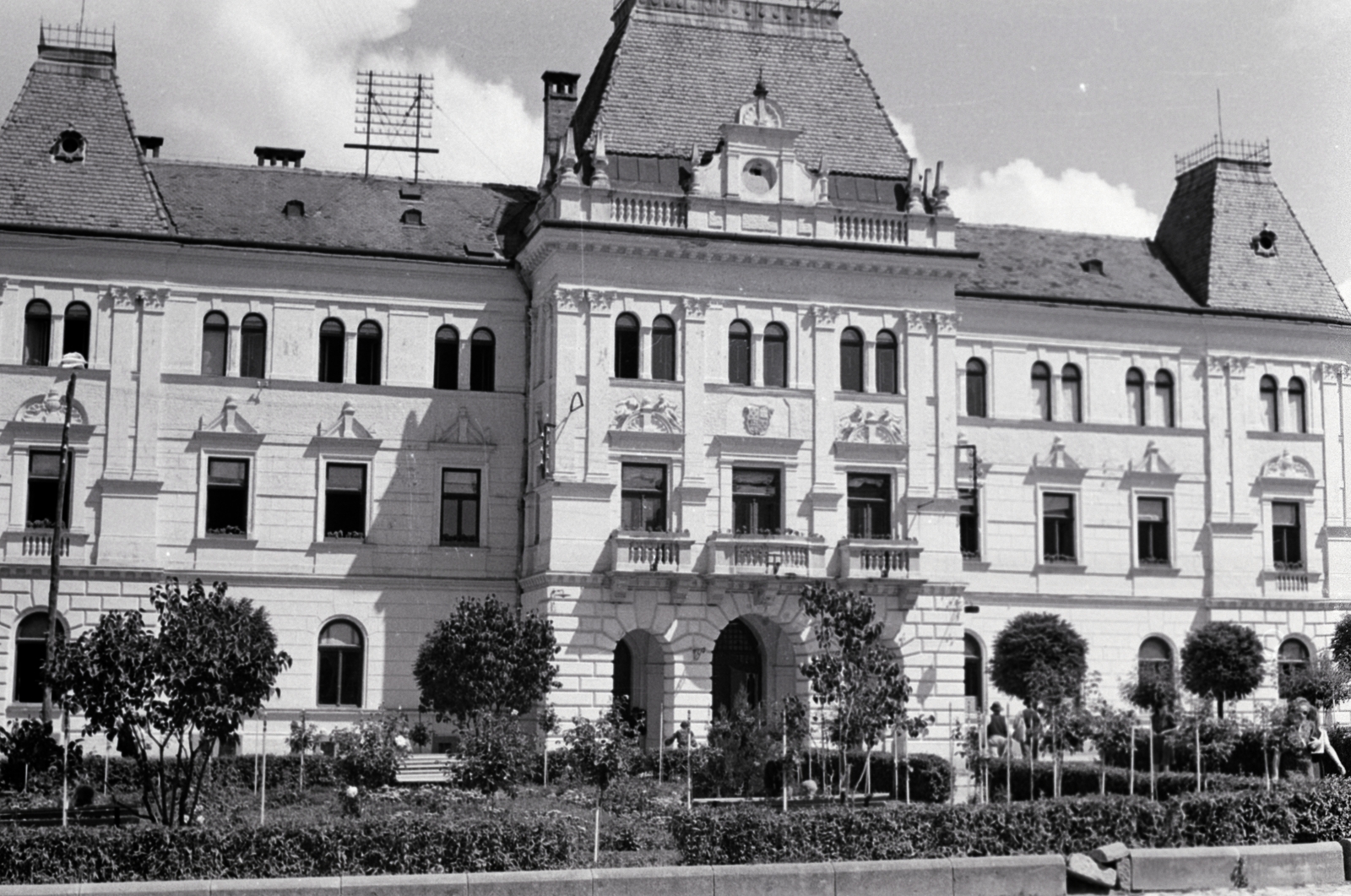 Romania,Transylvania, Ordorheiu Secuiesc, Városháza (Batthyány) tér, Városháza., 1941, Aszódi Zoltán, public building, Fortepan #174150