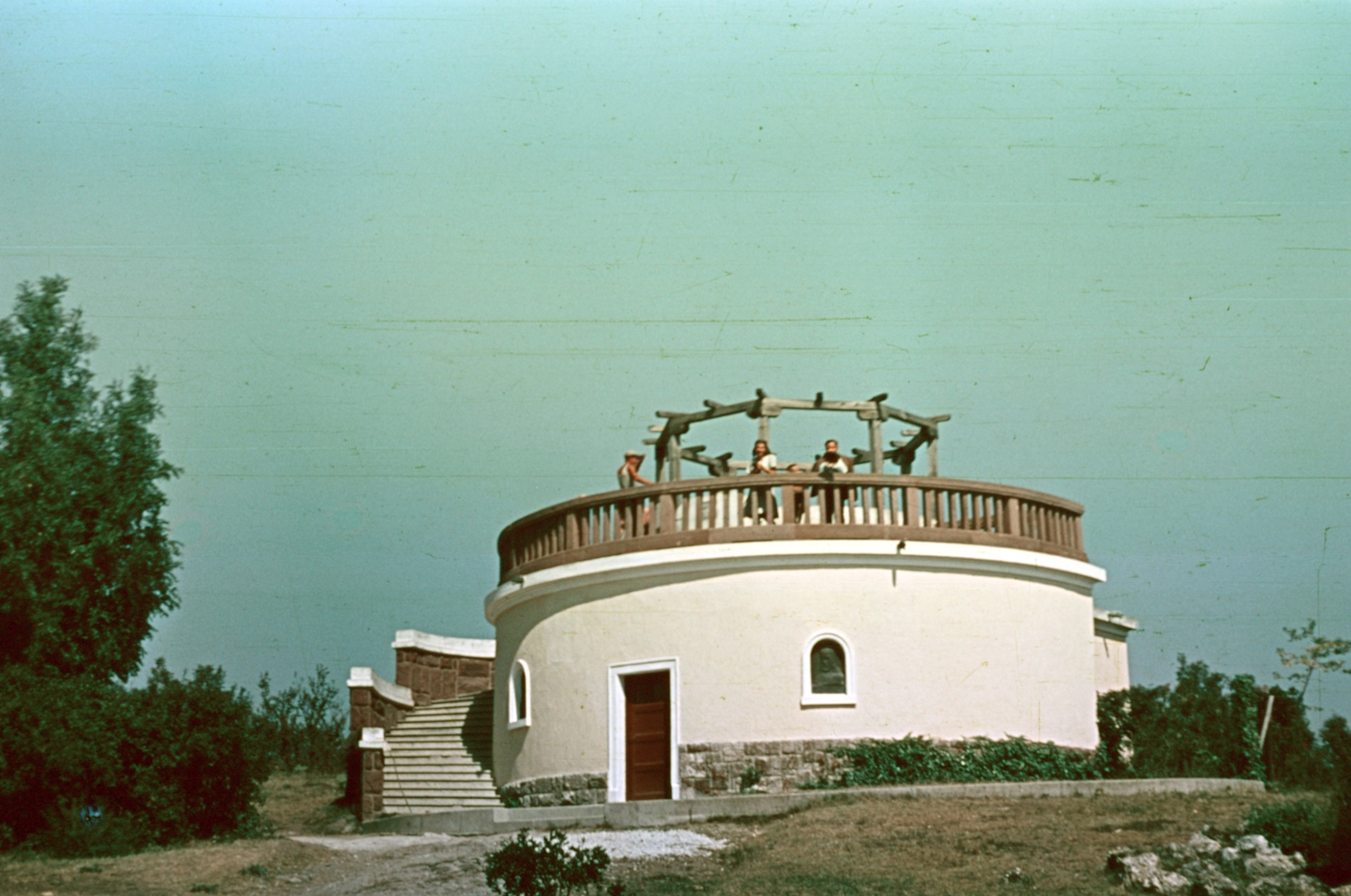 Hungary,Lake Balaton, Tihany, Visszhang domb, víztorony., 1942, Aszódi Zoltán, colorful, Fortepan #174184