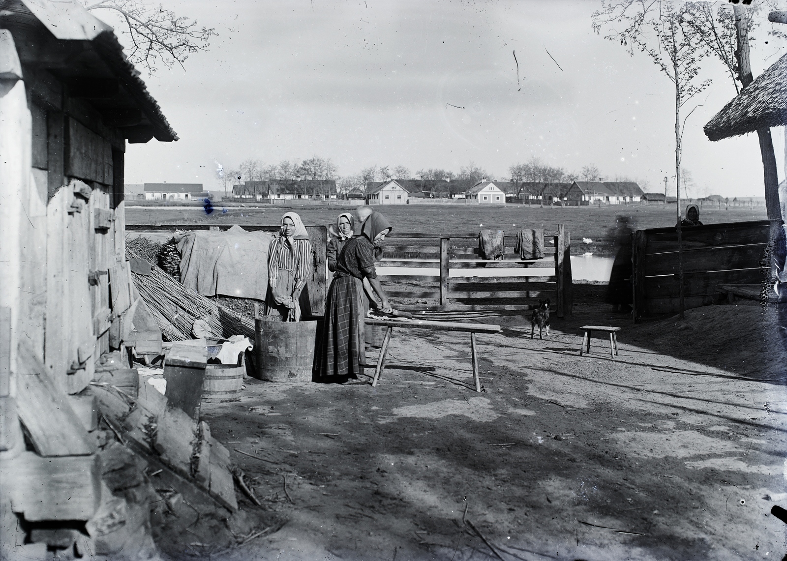 1914, Ungvári Ildikó, washing, Fortepan #174754